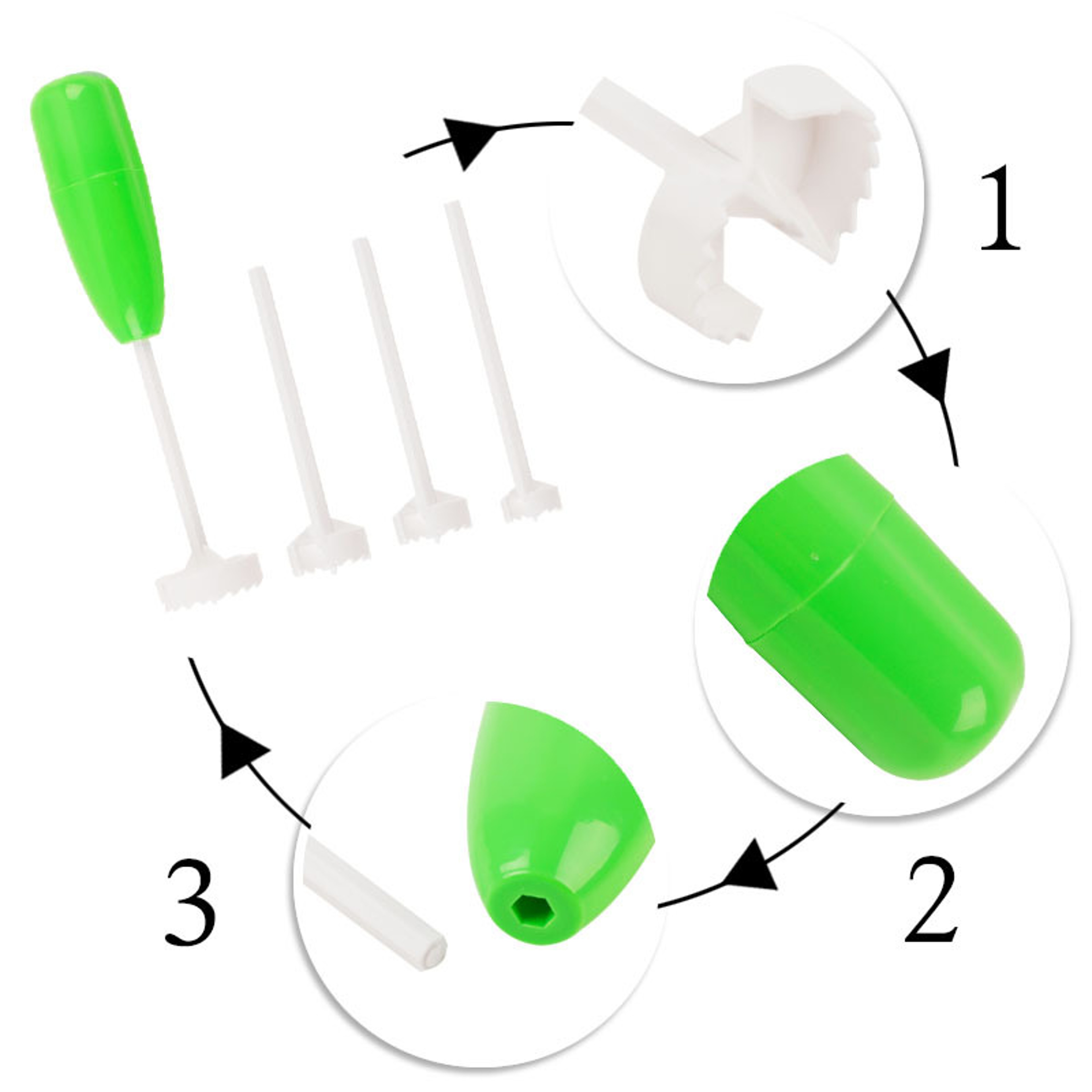 Zucchini  Vegetable Corer Multi Functional Vegetable Corer Kitchen Tool 2