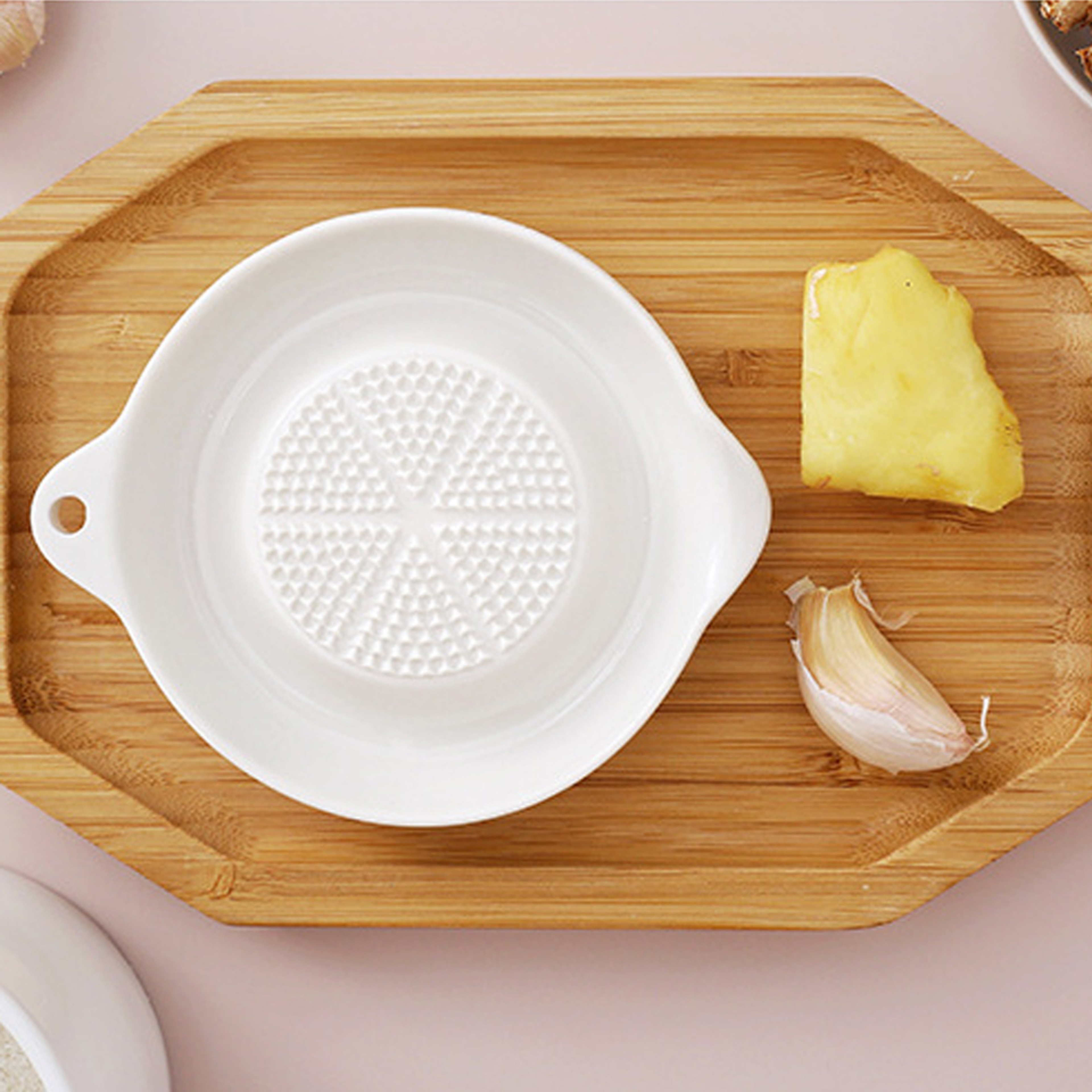 Ceramic Ginger  Garlic Grinder Portable Kitchen Grinder For Fresh Spice Prep 6