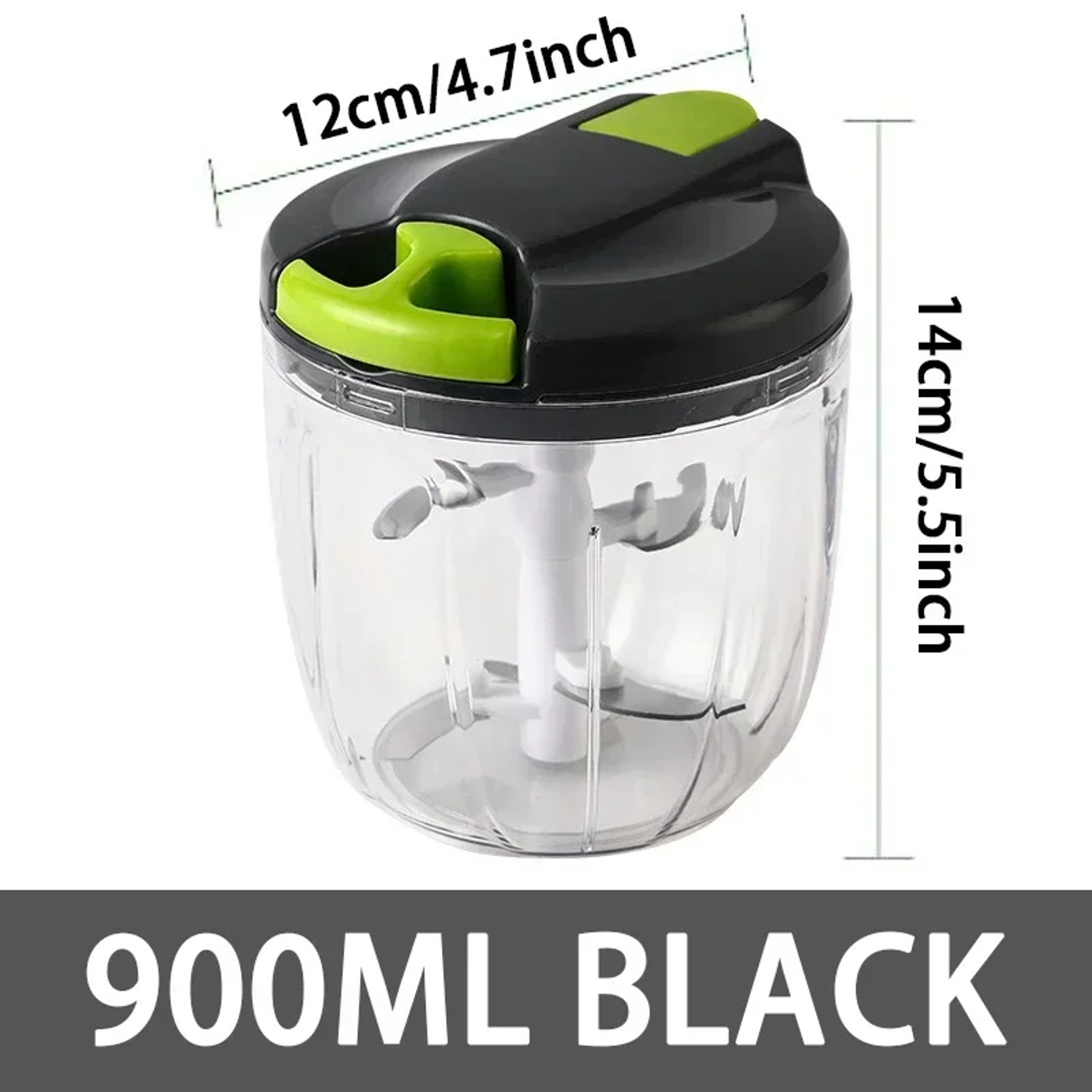 Hand Pull Food Chopper Manual Vegetable Mincer  Garlic Chopper For Onion Meat  Herbs 3