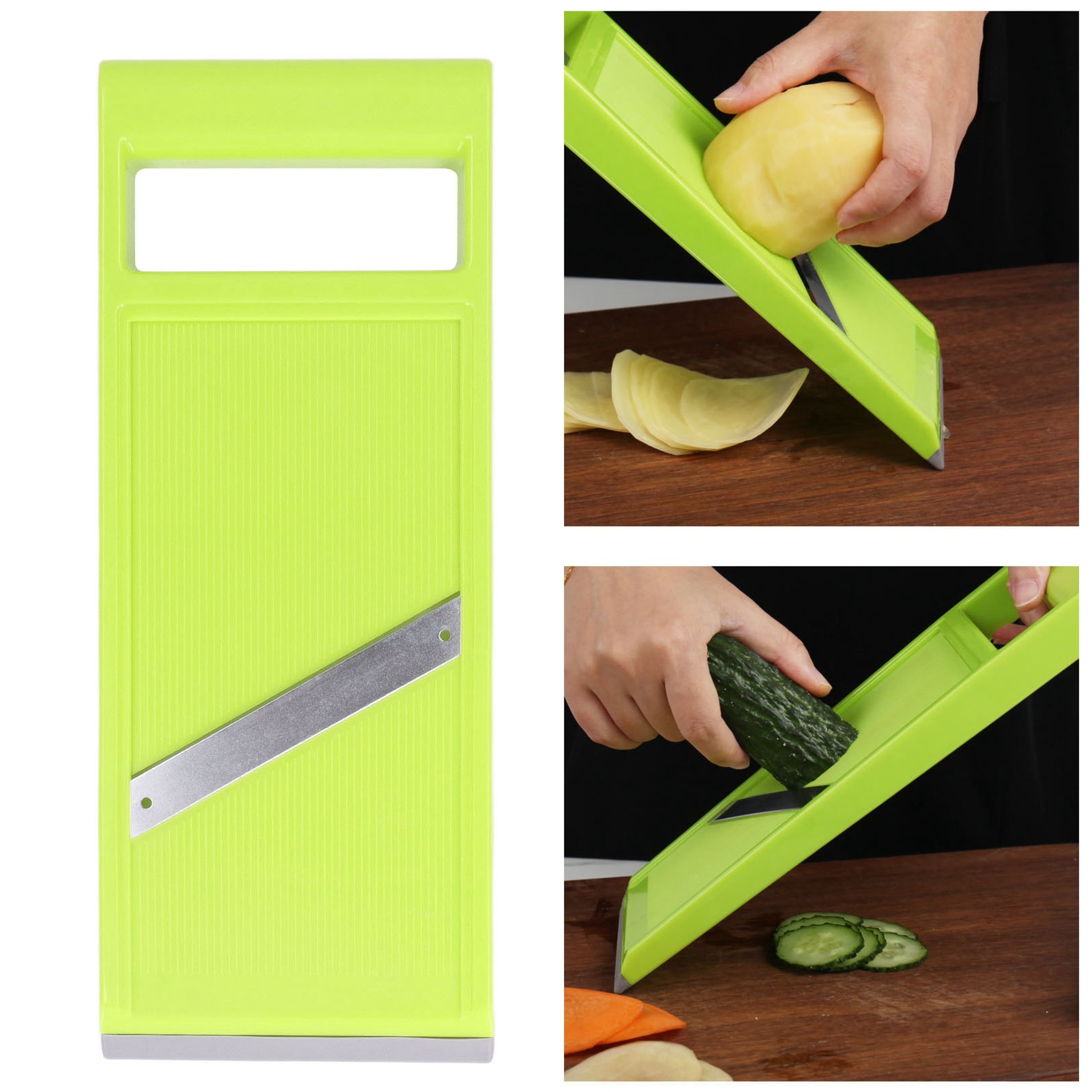 Handheld Vegetable Chip Maker  Handheld Vegetable Slicer Stainless Steel Kitchen Chopper With Ergon 1