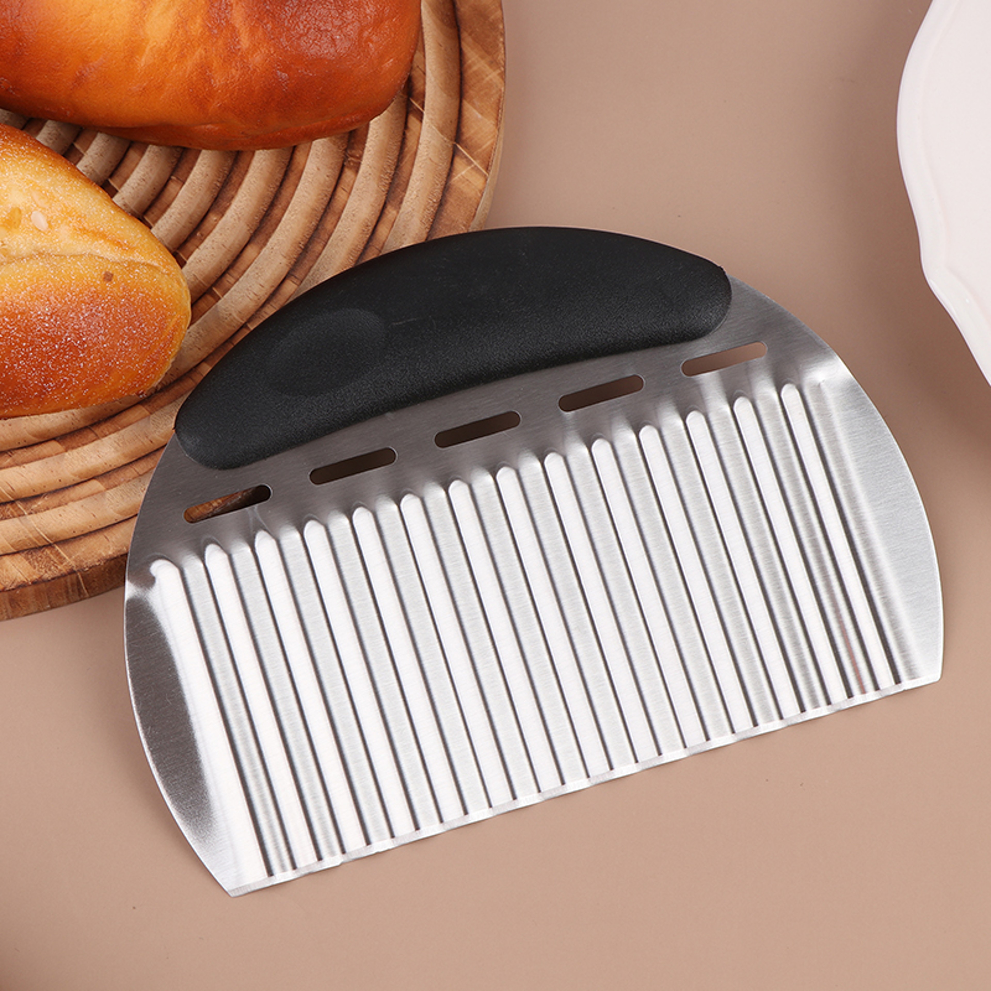 Potato Cutter  French Fry Cutter Tool Crinkle Veggie Slicer For Perfect Homemade Fries 0