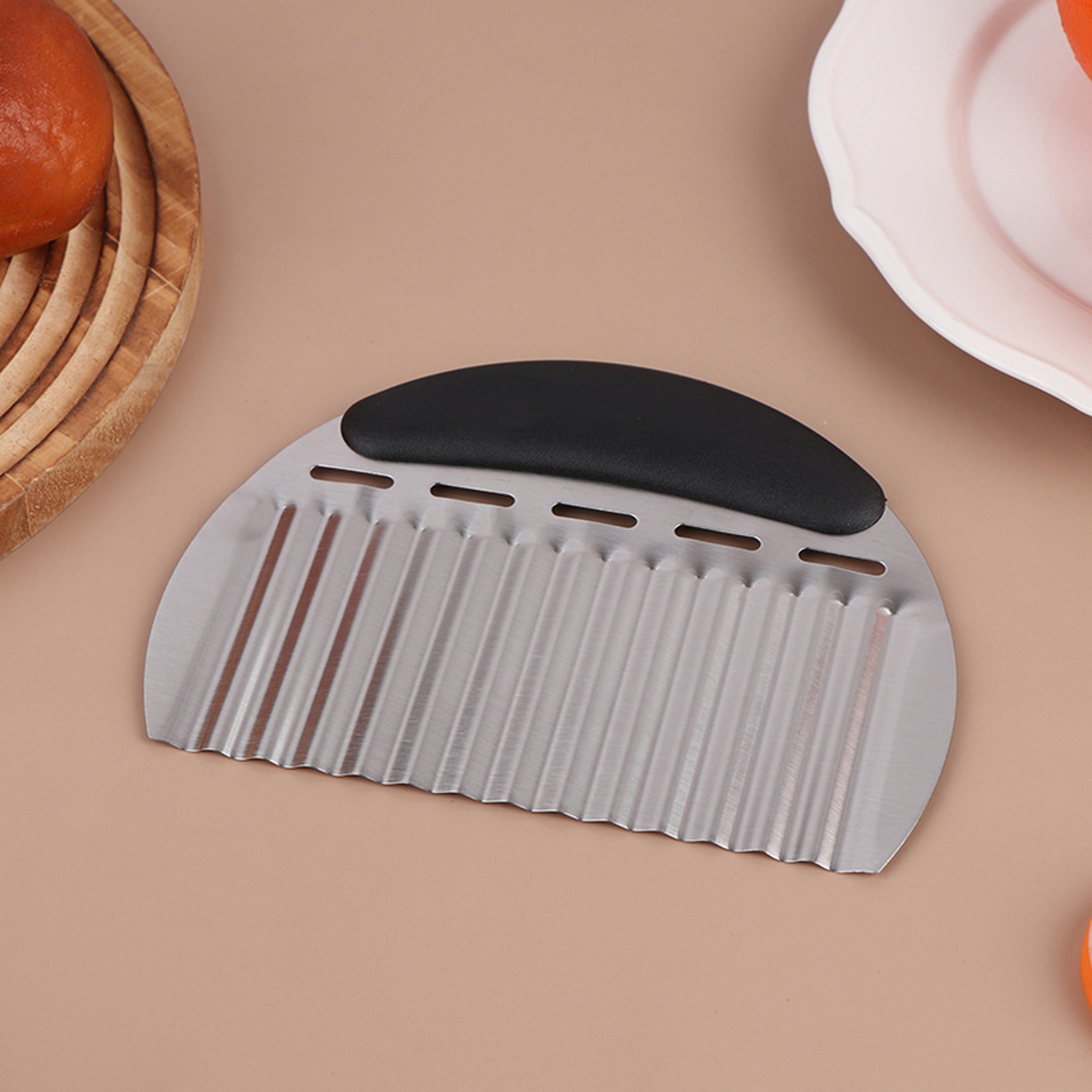 Potato Cutter  French Fry Cutter Tool Crinkle Veggie Slicer For Perfect Homemade Fries 4