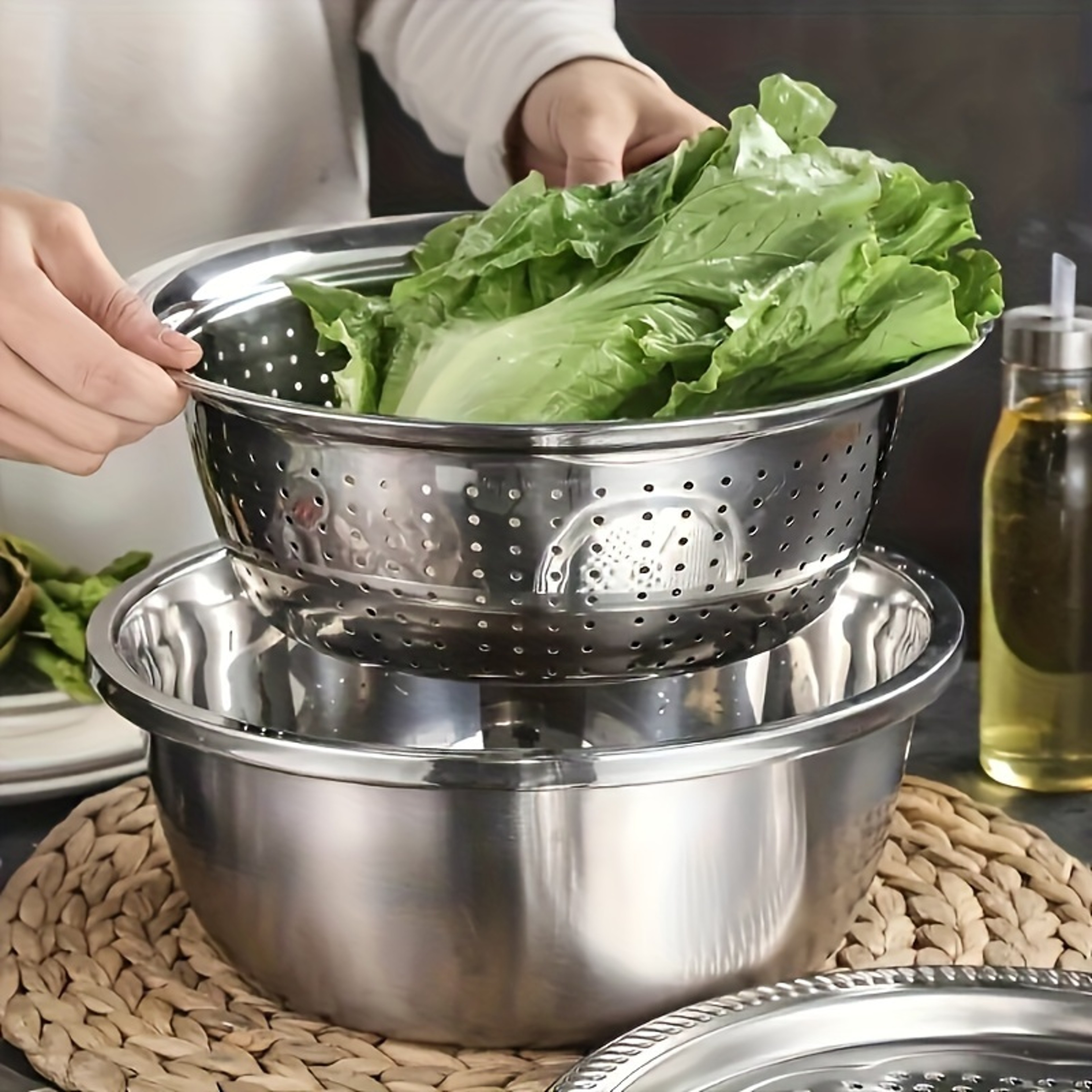 Stainless Steel Kitchen Set With Integrated Grinder  Multi Filter Bowl 4