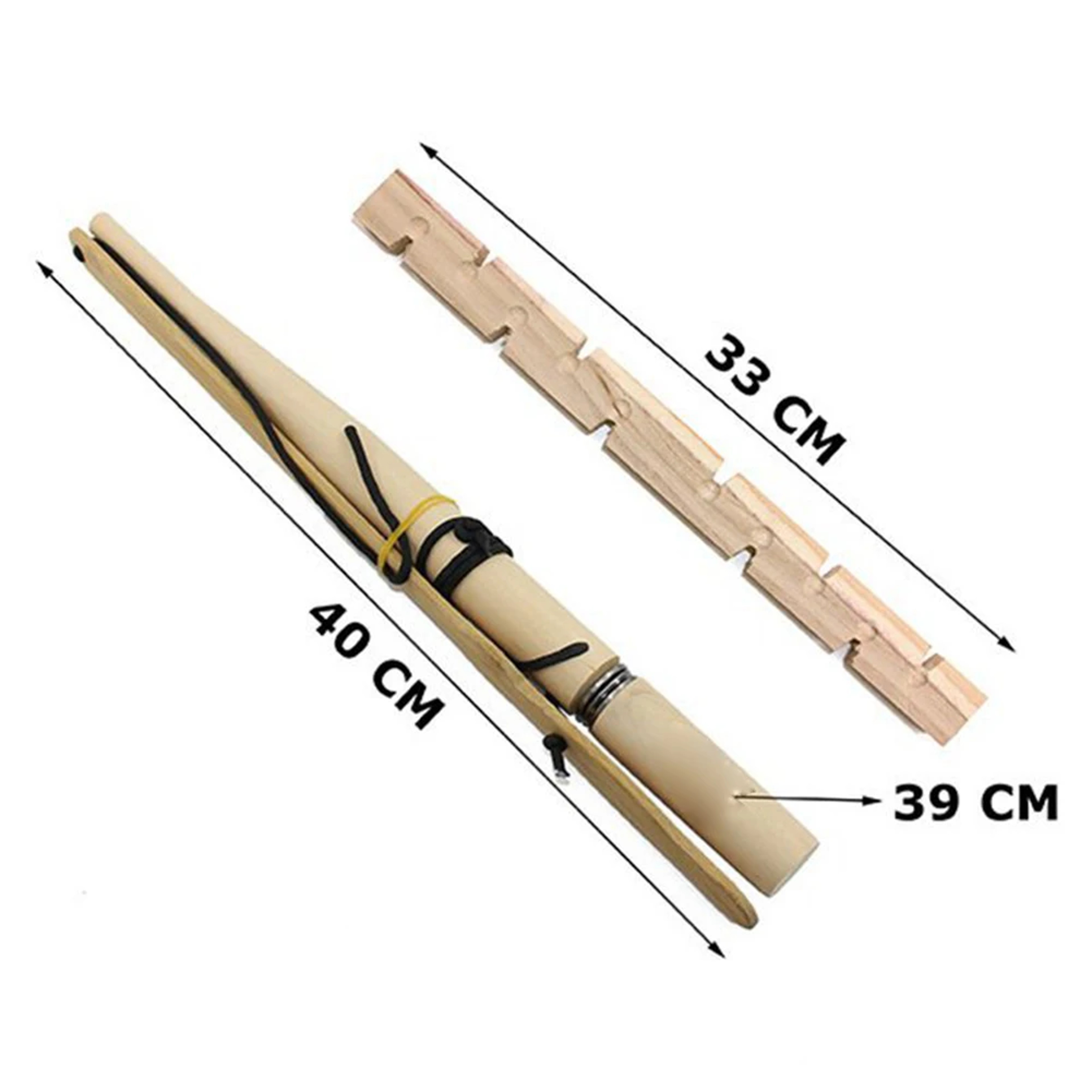 Primitive Bow Drill Fire Starter Kit Outdoor Survival Training Tool  Camping Fire Starter 4