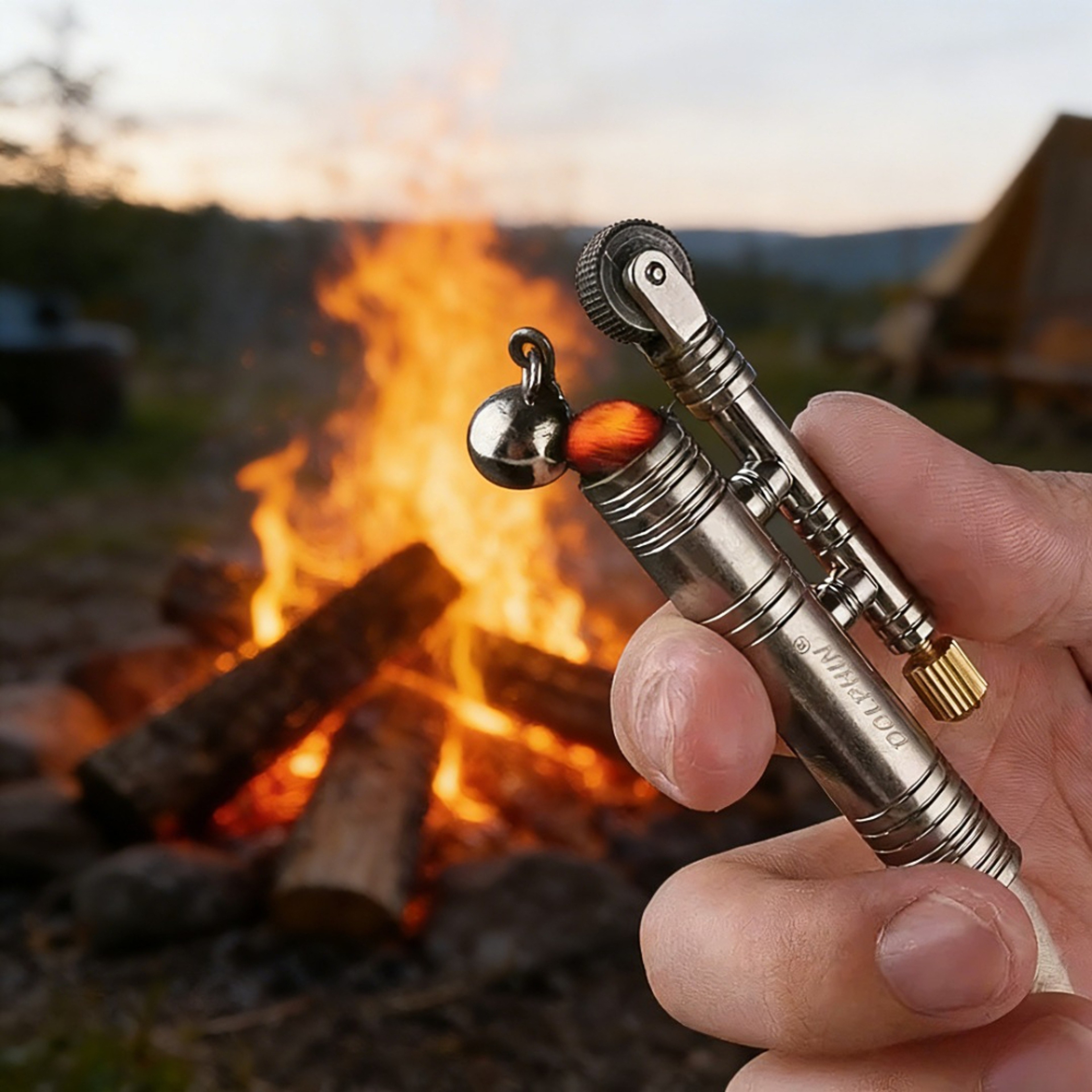 Outdoor Fire Starter Flint Camping Fire Lighter Reliable Mechanical Tinder Lighter For Survival  Ad 1