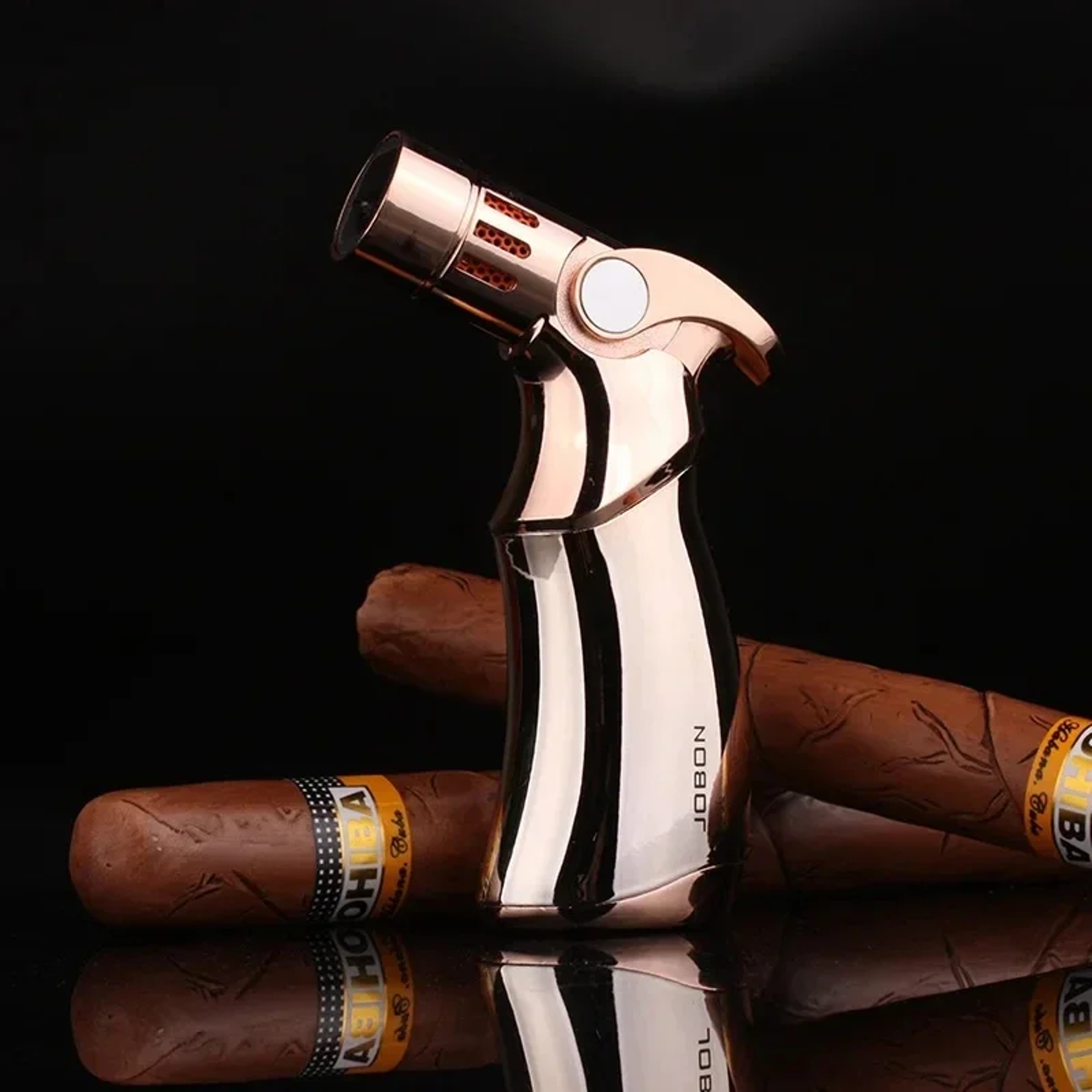 Blue Flame Butane Torch Lighter Windproof Cigar  Cigarette Accessory 6