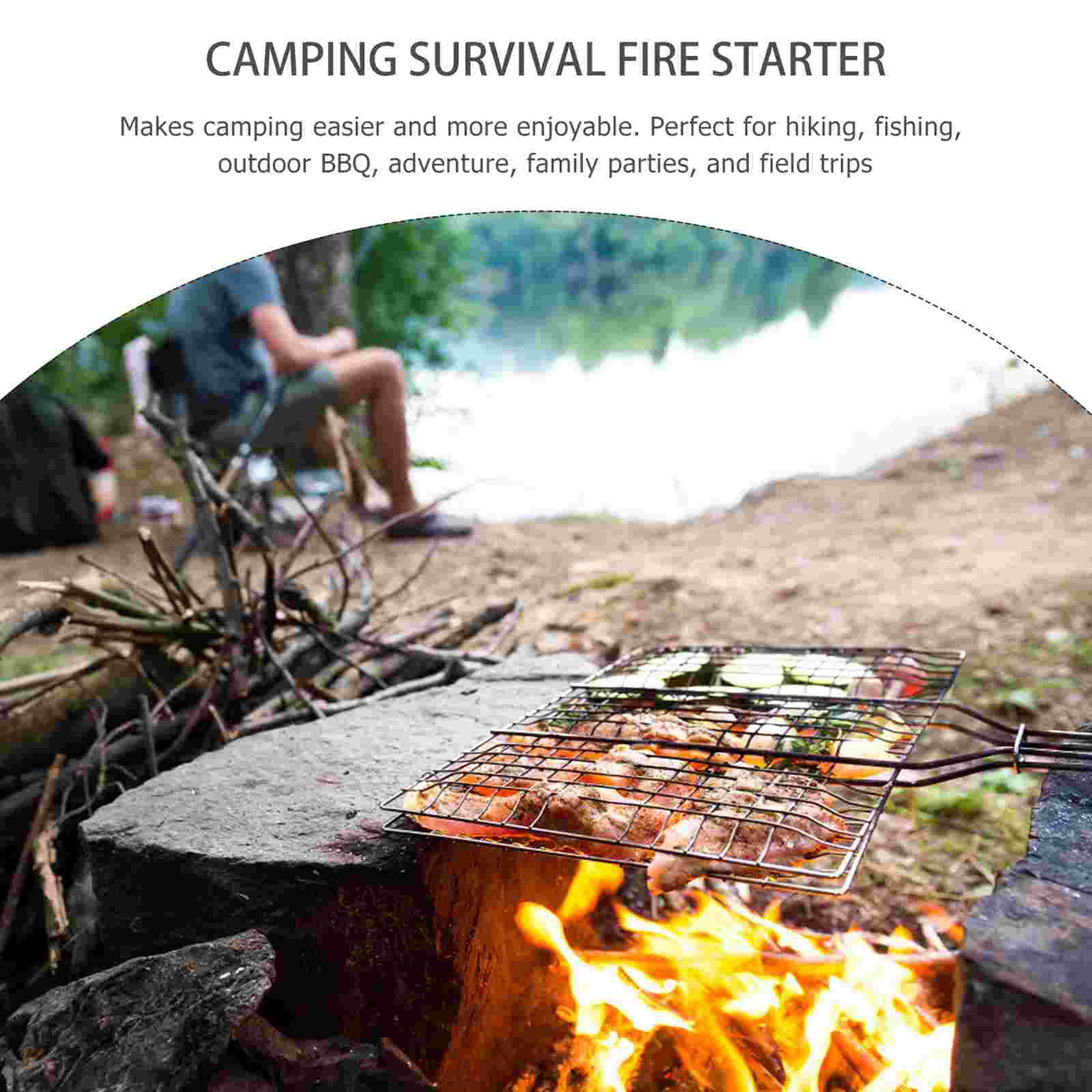 Fire Starter Sticks For Camping Smokeless Campfire Starter Strips 6