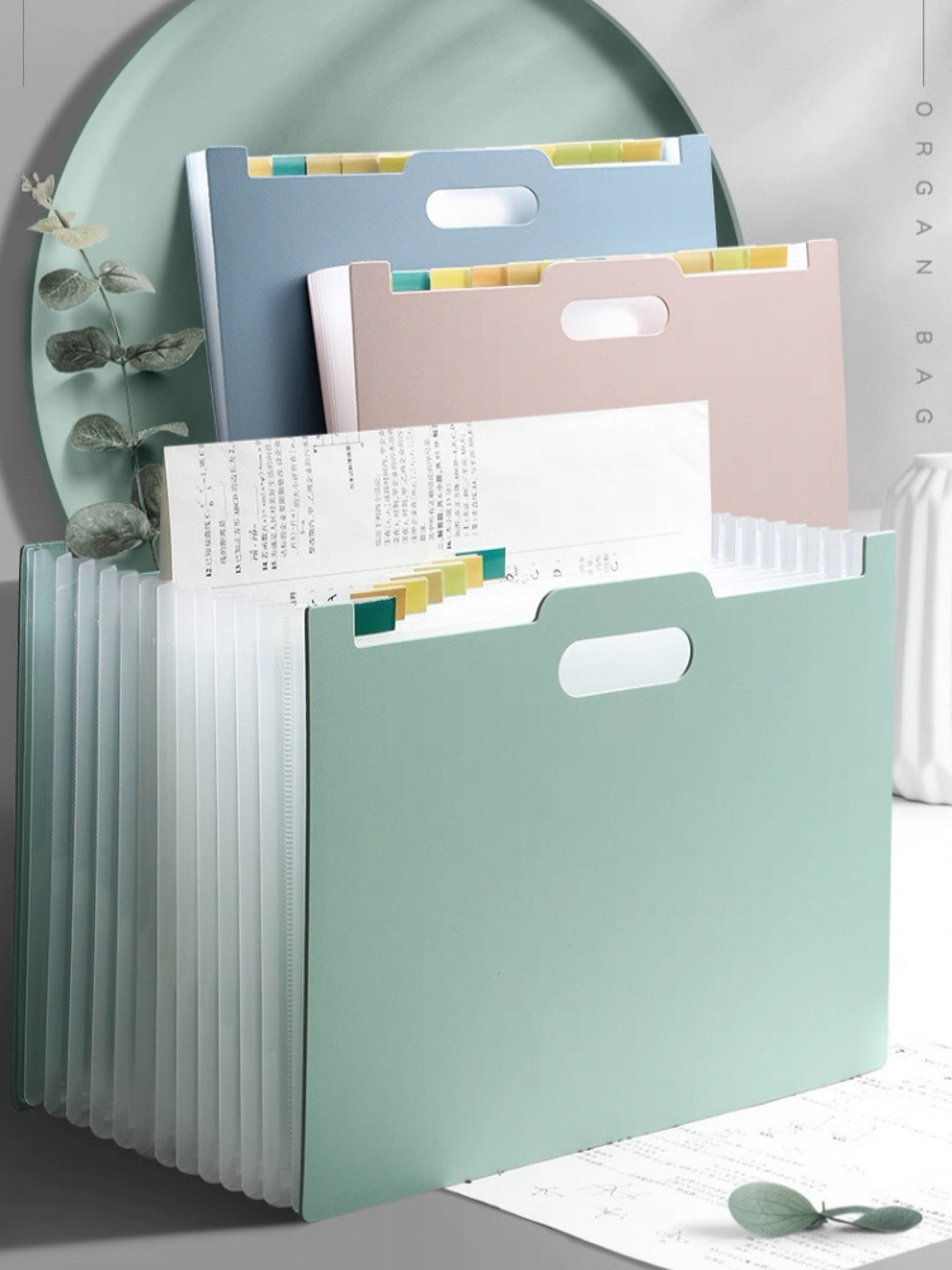 Expanding File Folder  Accordion File Organizer For Letter Documents Multi Pocket 4