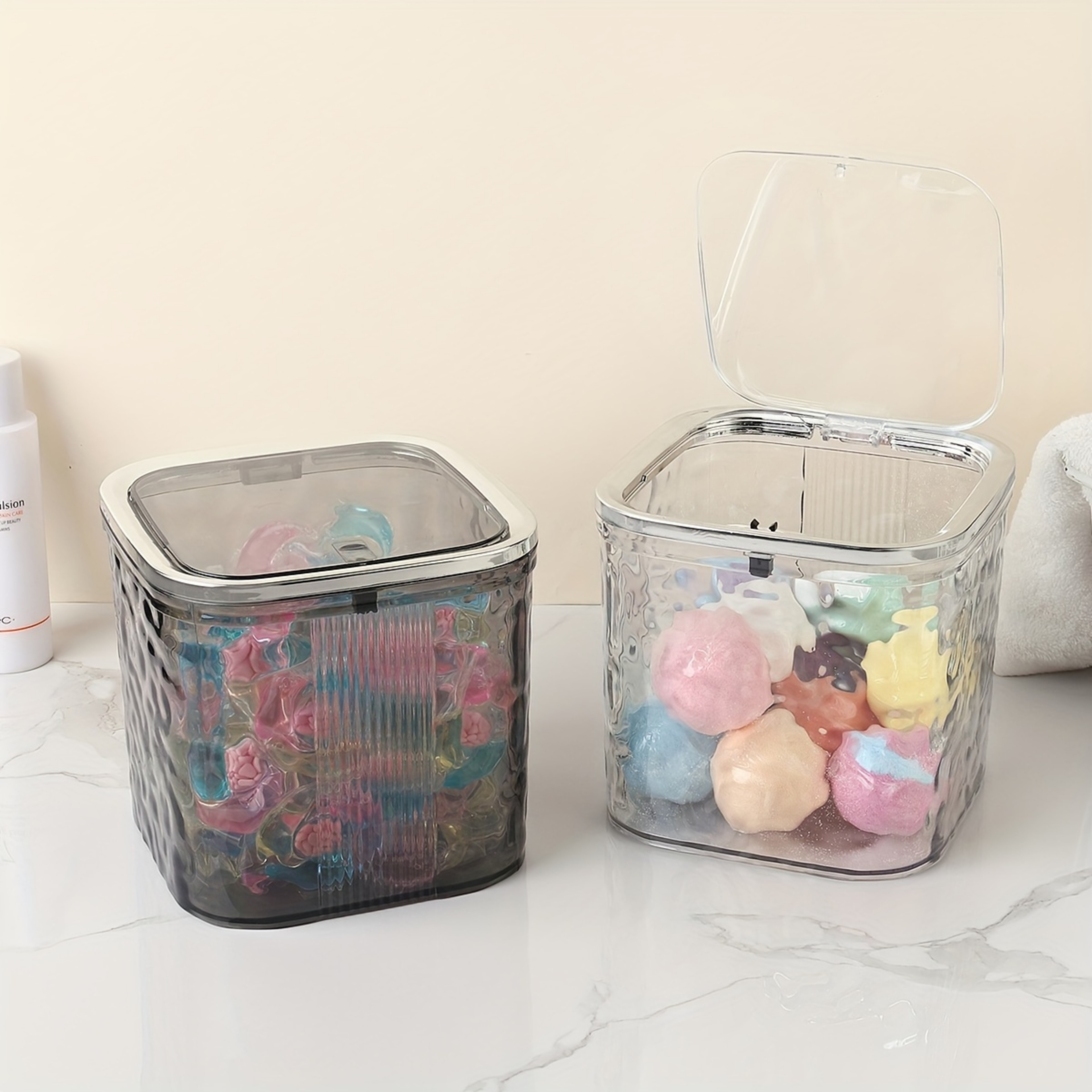 Laundry Pod Container Durable Detergent Pod Holder  Laundry Room Organizer 6