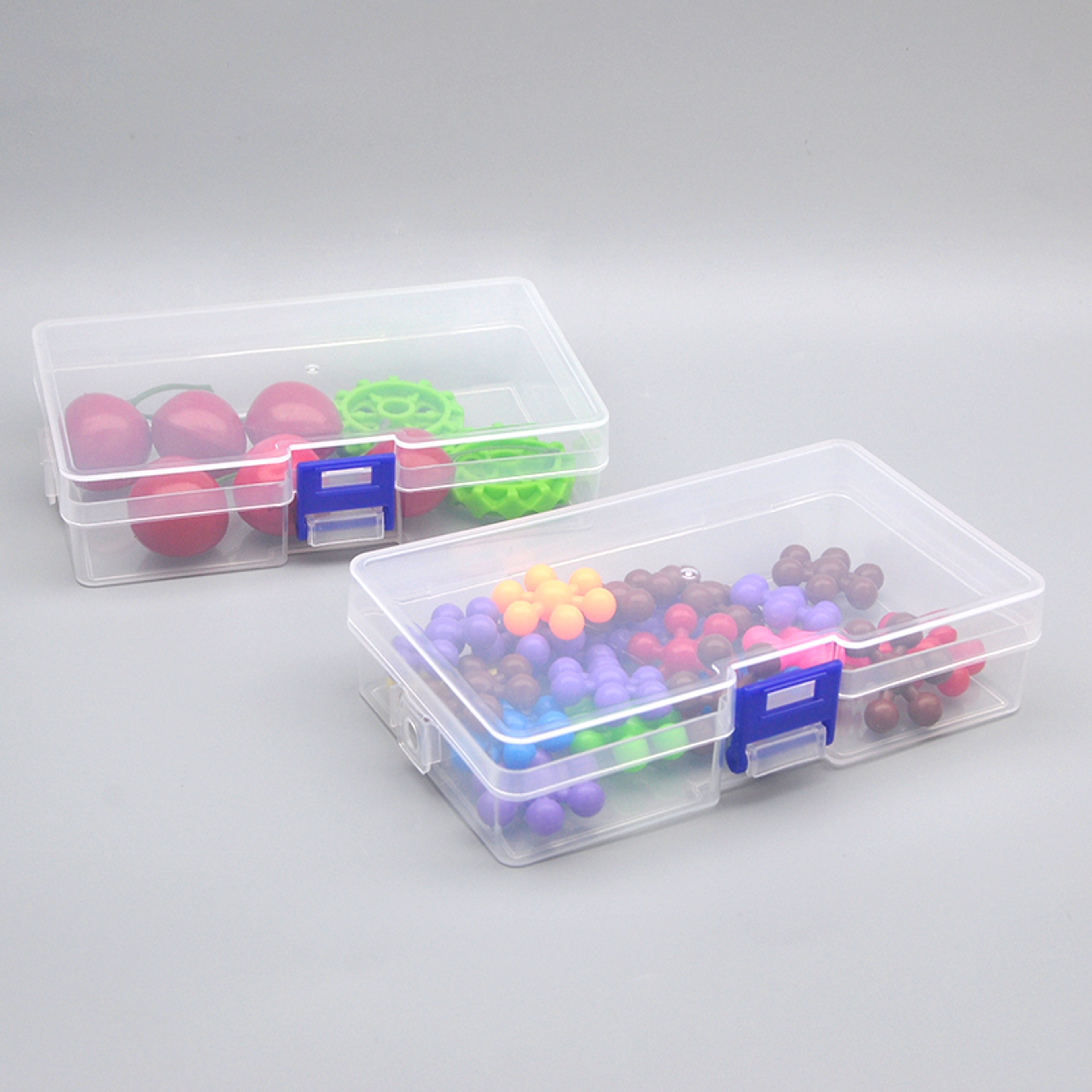 Transparent Organizer Lock Box Small Storage Case For Fishing Tackle  Accessories 0