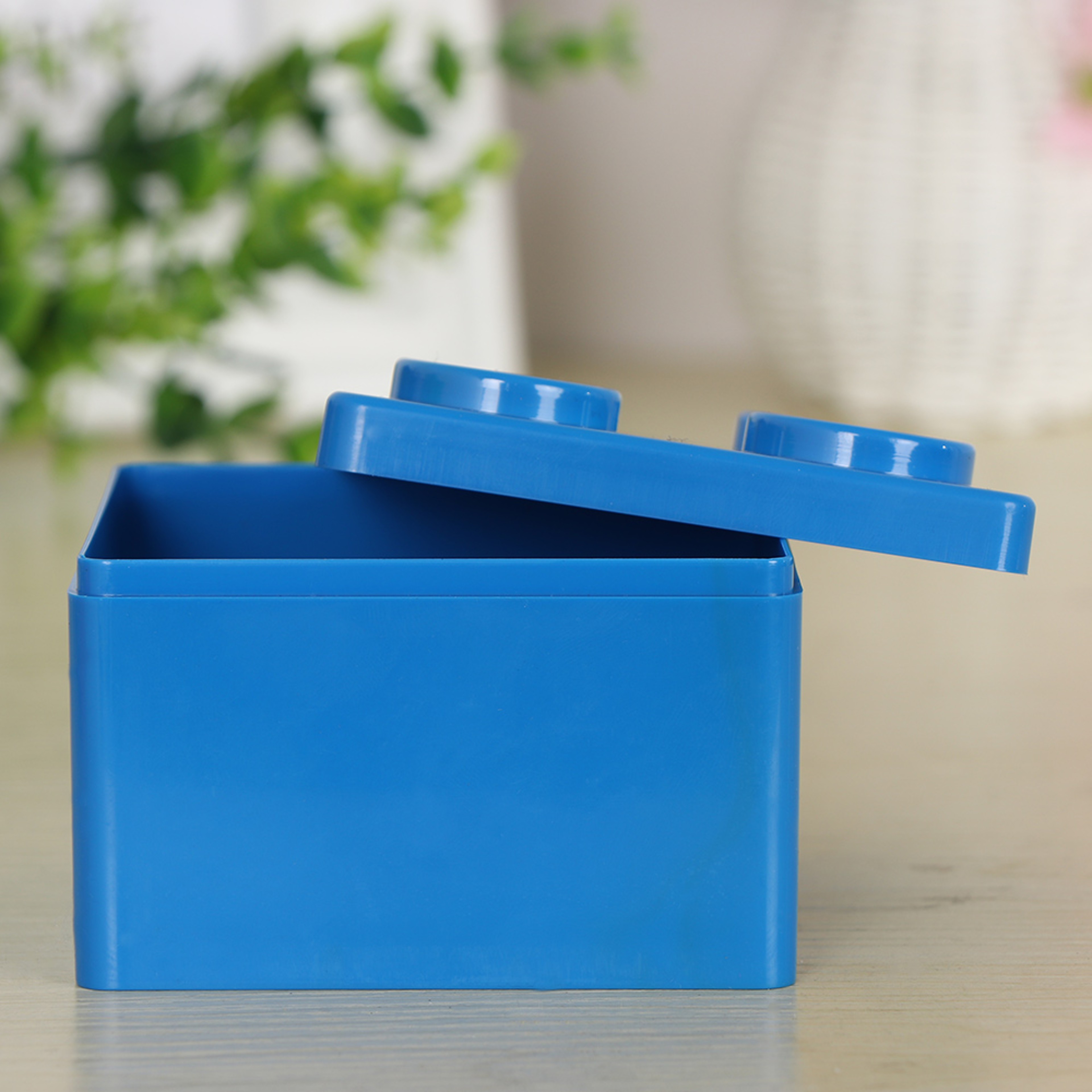 Stackable Storage Box Modular Desk Organizer Box Plastic Storage Bins For Office And Home 4