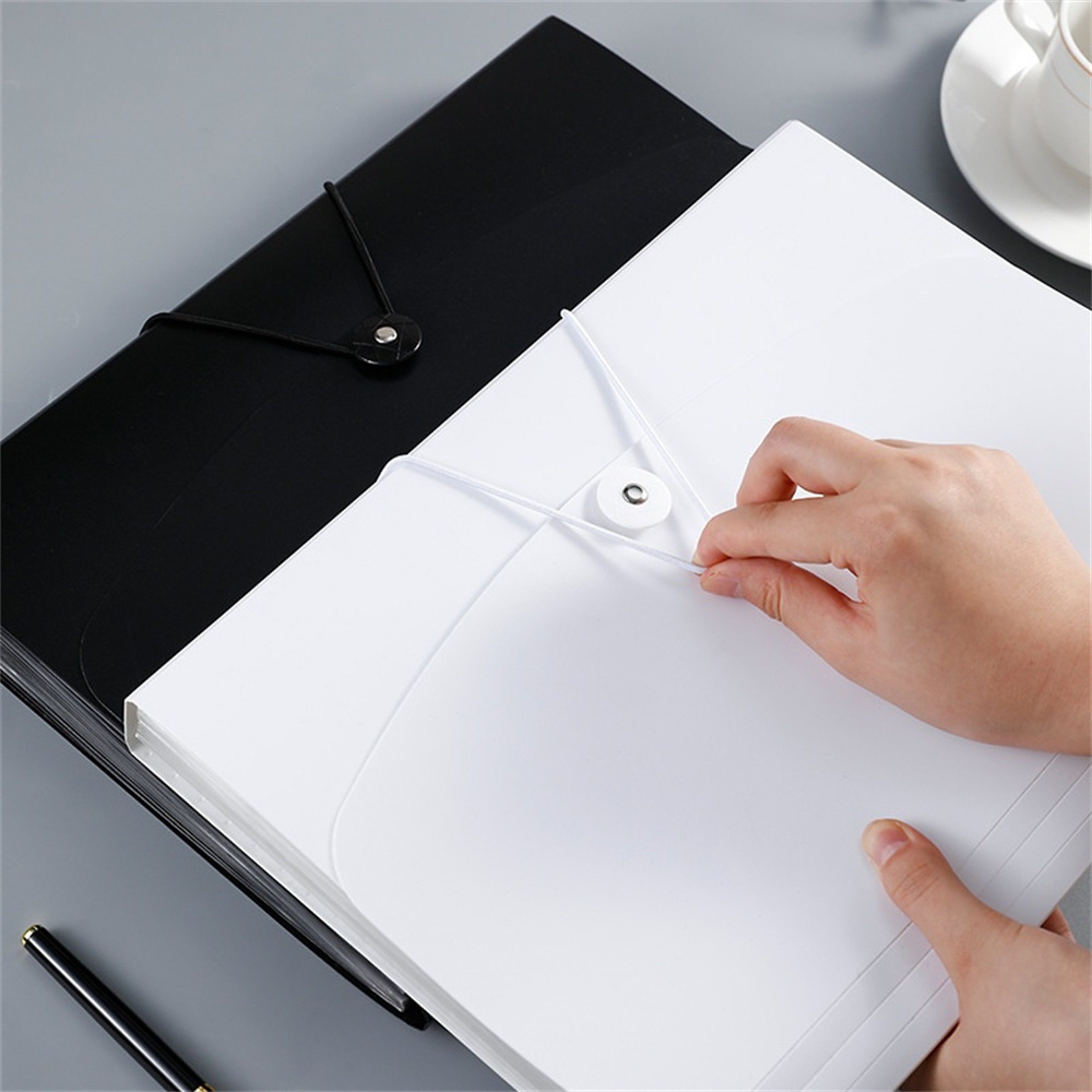 Large Capacity Waterproof File Organizer With Multi Pocket Document Storage For Papers 1