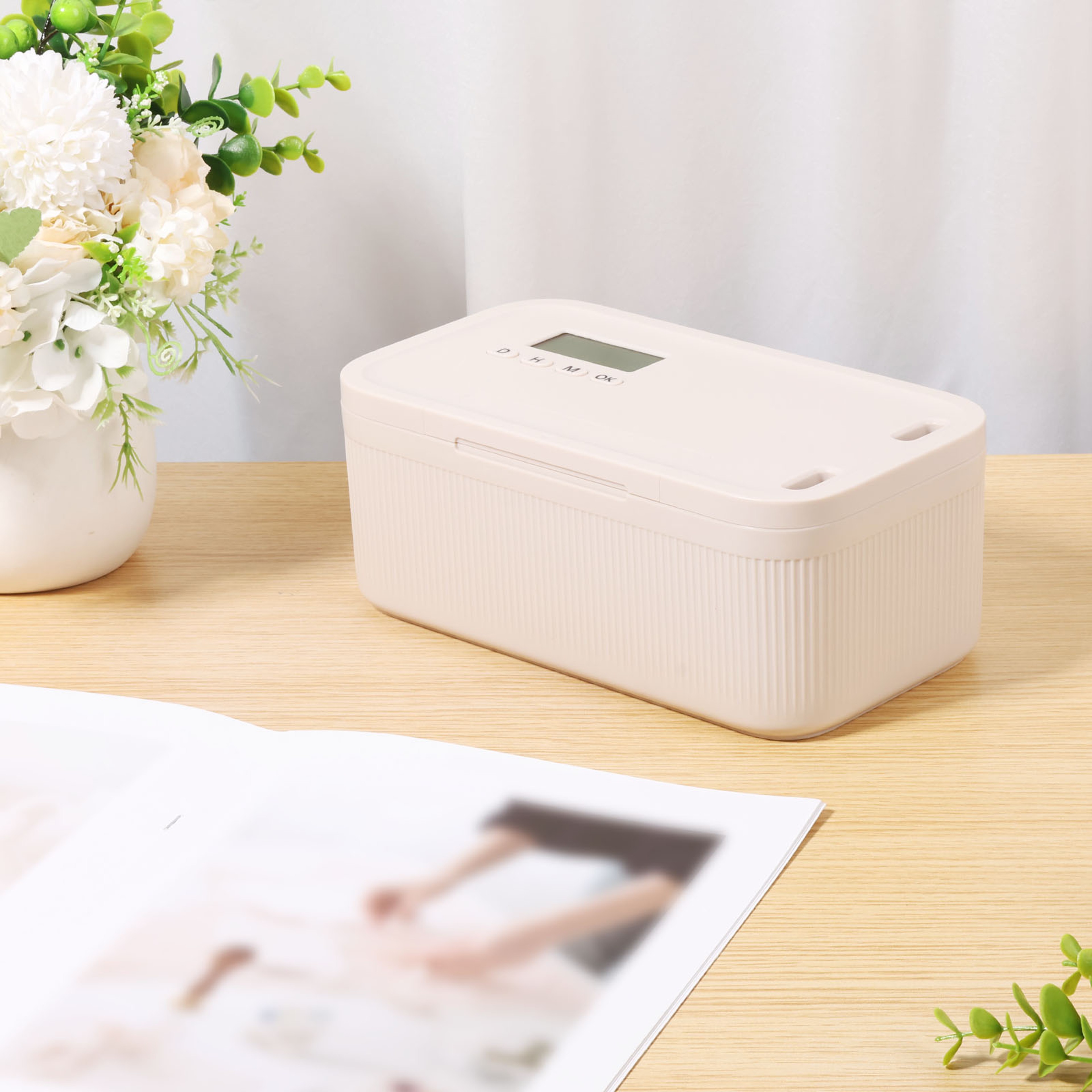 Smart Timer Lock Box Secure Storage For Phones Cigarettes  Personal Items 0