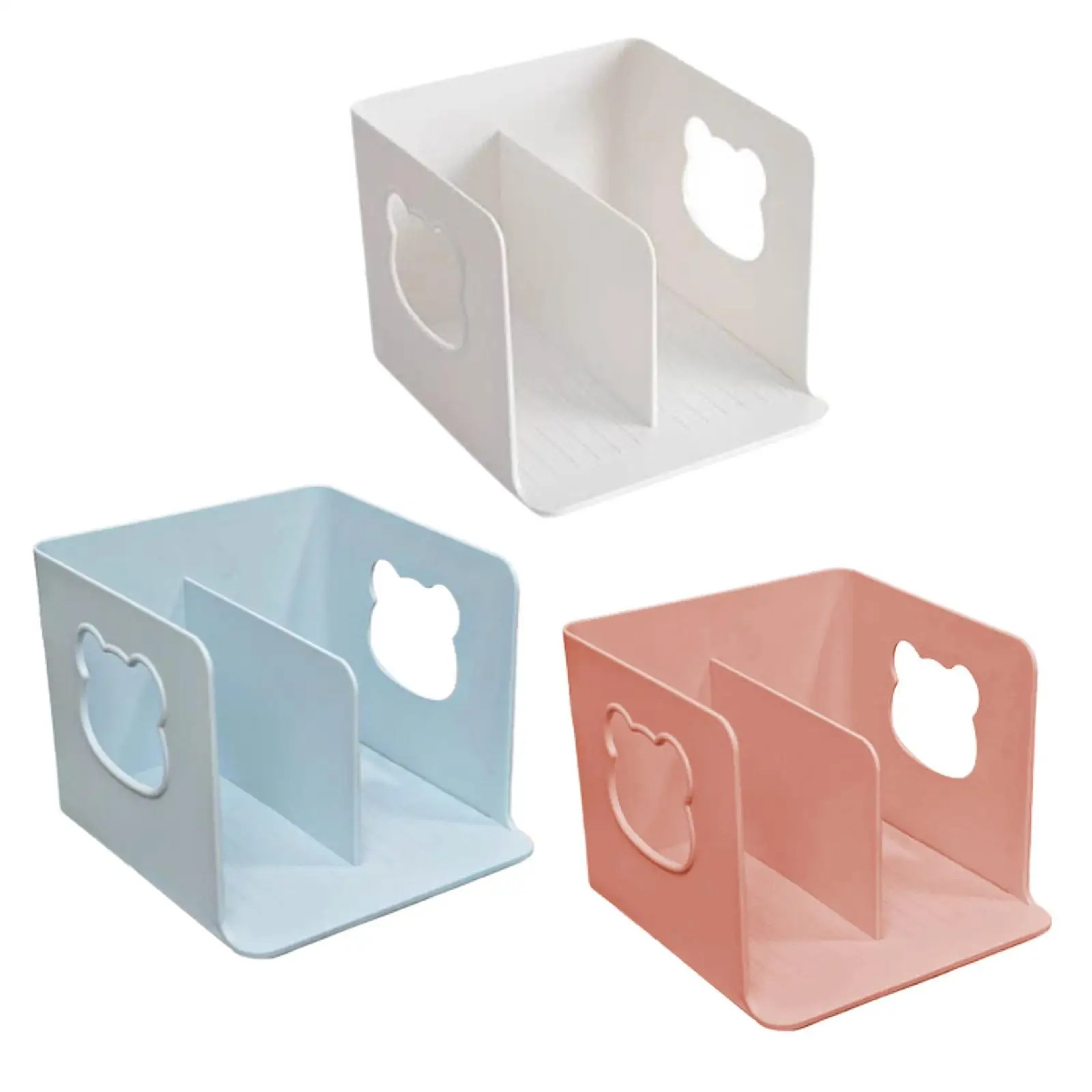 Creative Bear Desktop Book Organizer Compact Office File Holder  Desk Storage Organizer 2