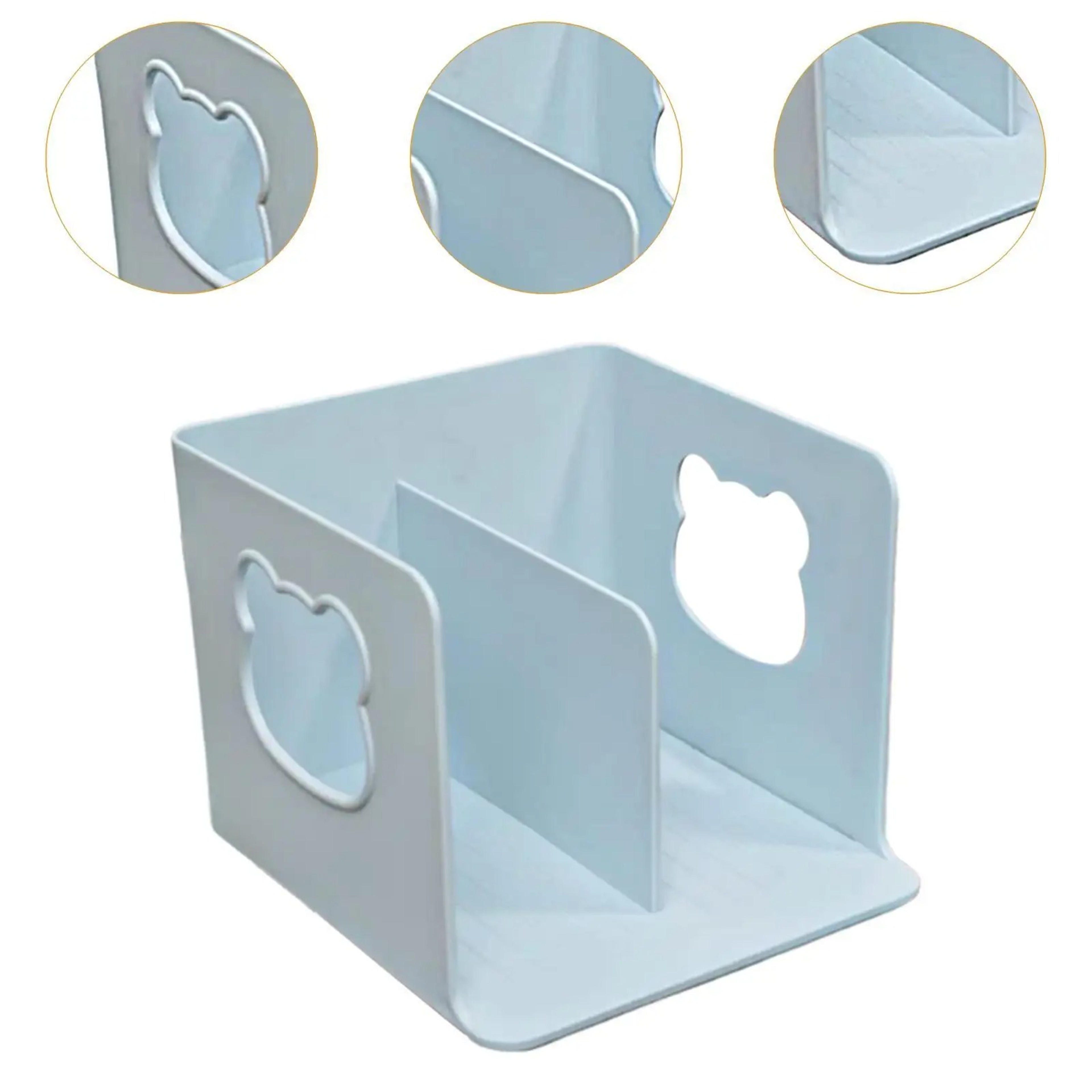 Creative Bear Desktop Book Organizer Compact Office File Holder  Desk Storage Organizer 5