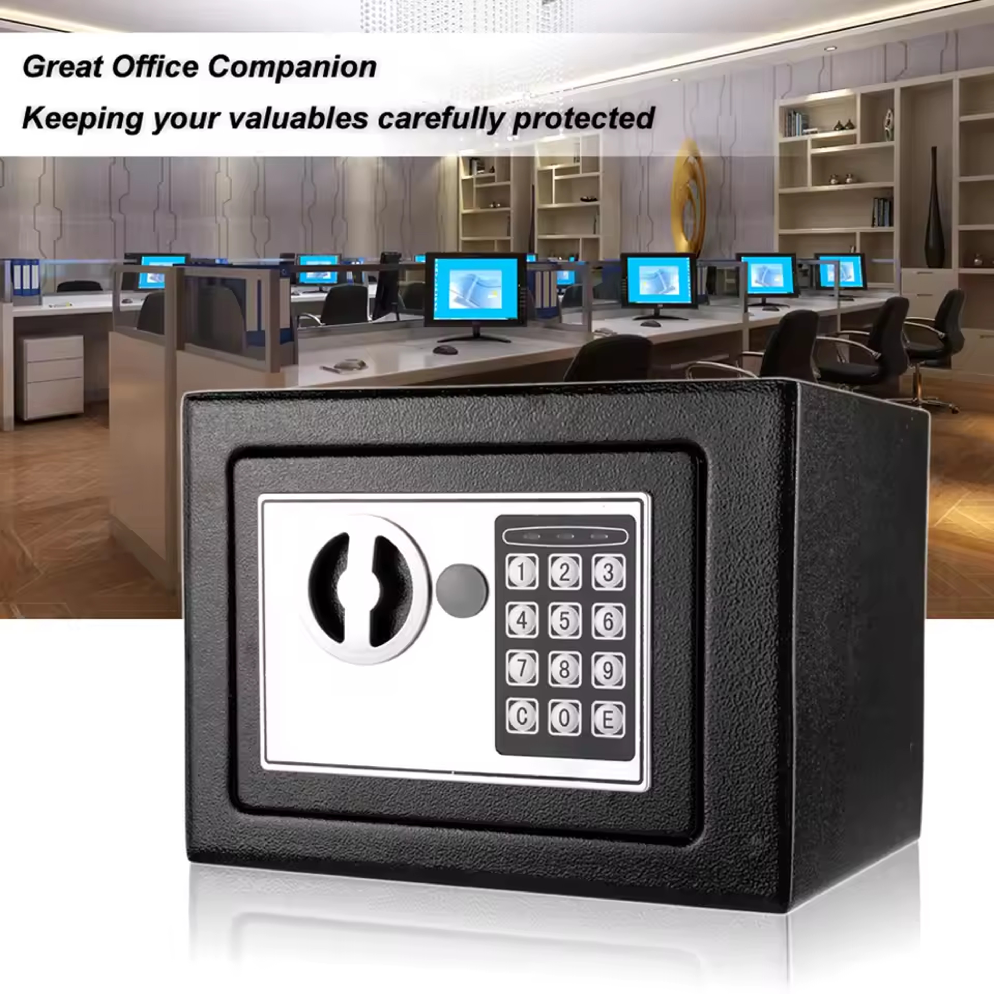 Compact Digital Keypad Safe Box Secure Your Home  Office 4