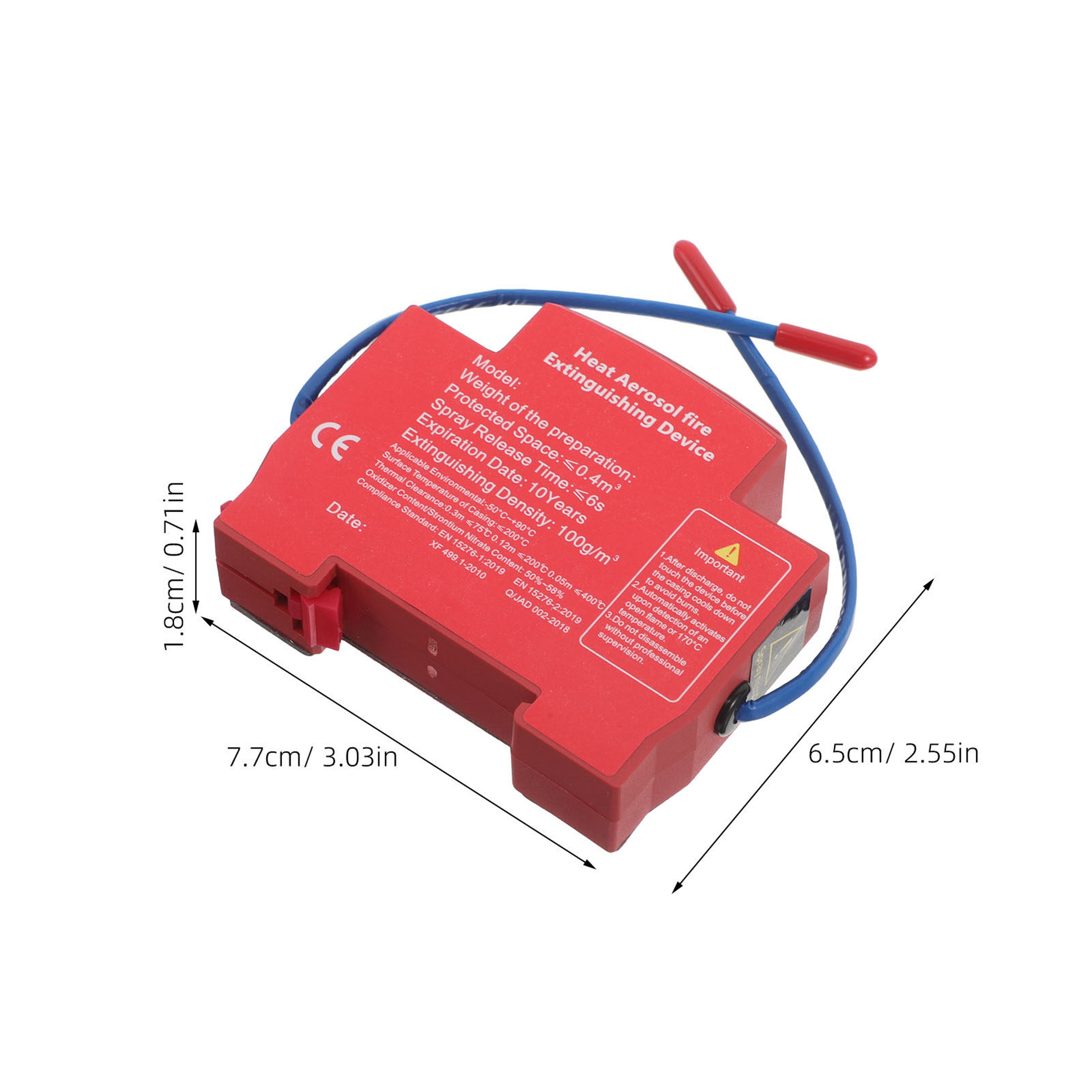 Car Fire Extinguisher Compact Engine  Home Safety Protection 3