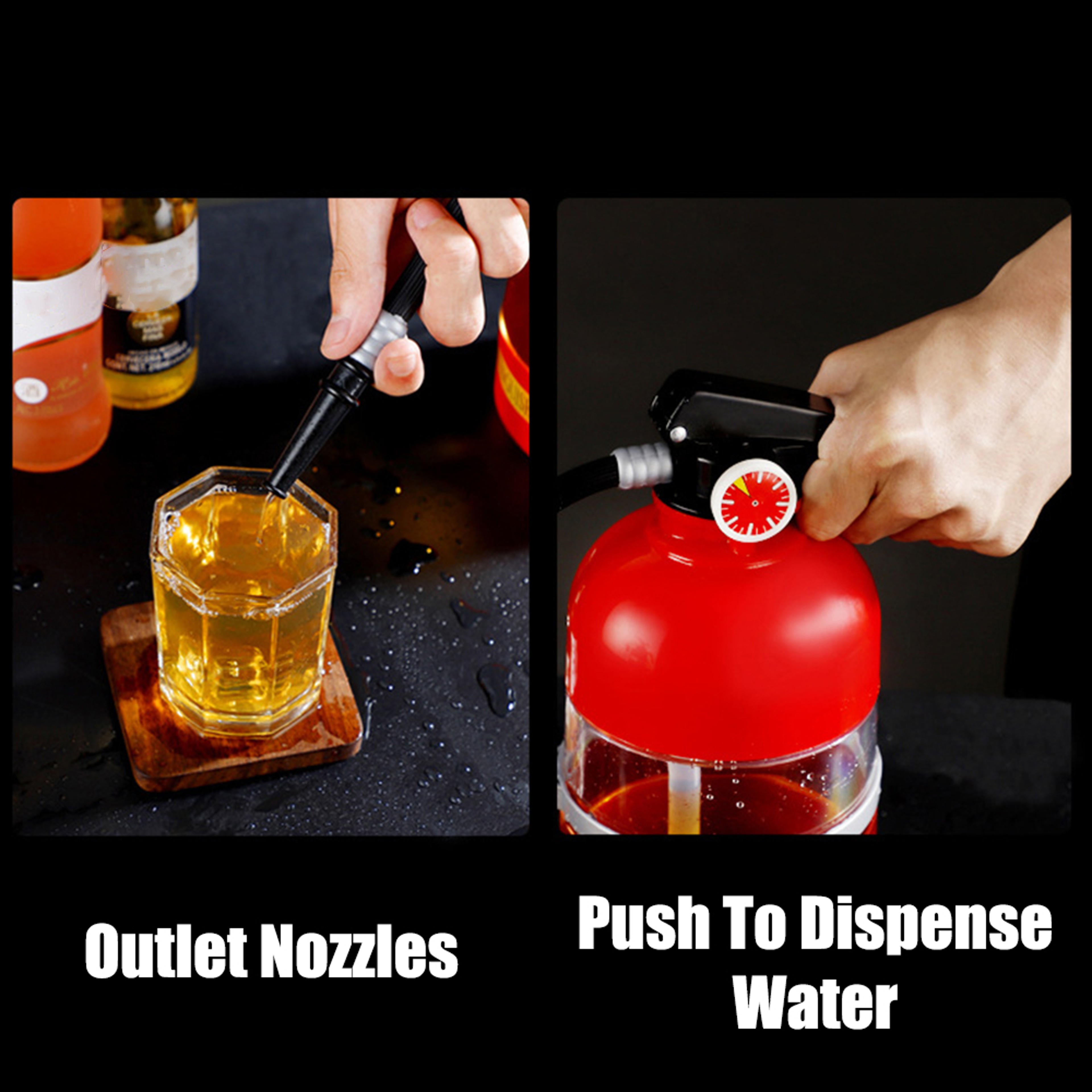 Fire Extinguisher Beer Dispenser Unique Party Drink Pourer  Wine Pourer 4