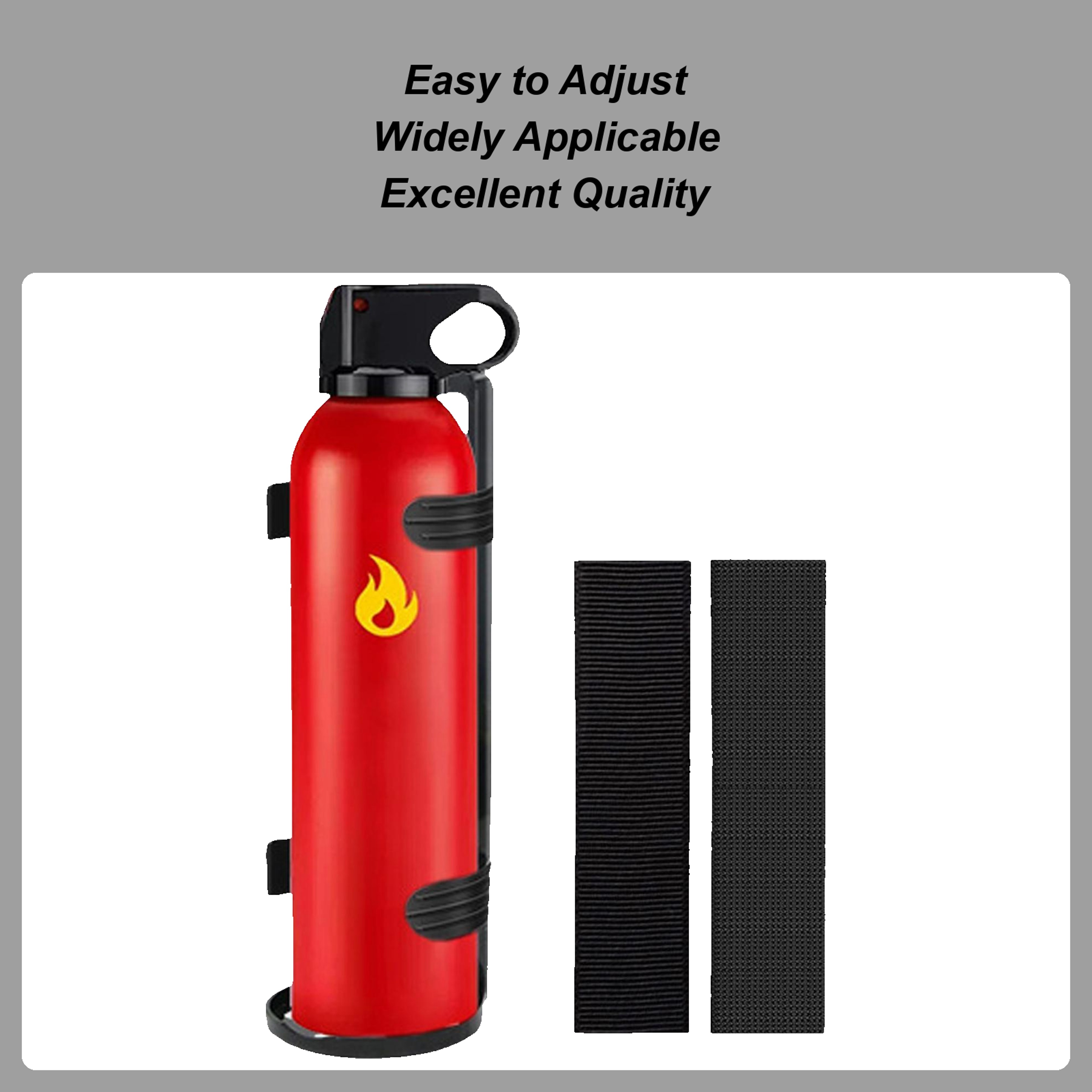 Adjustable Fire Extinguisher Mount For Cars Durable Bracket  Holder 2