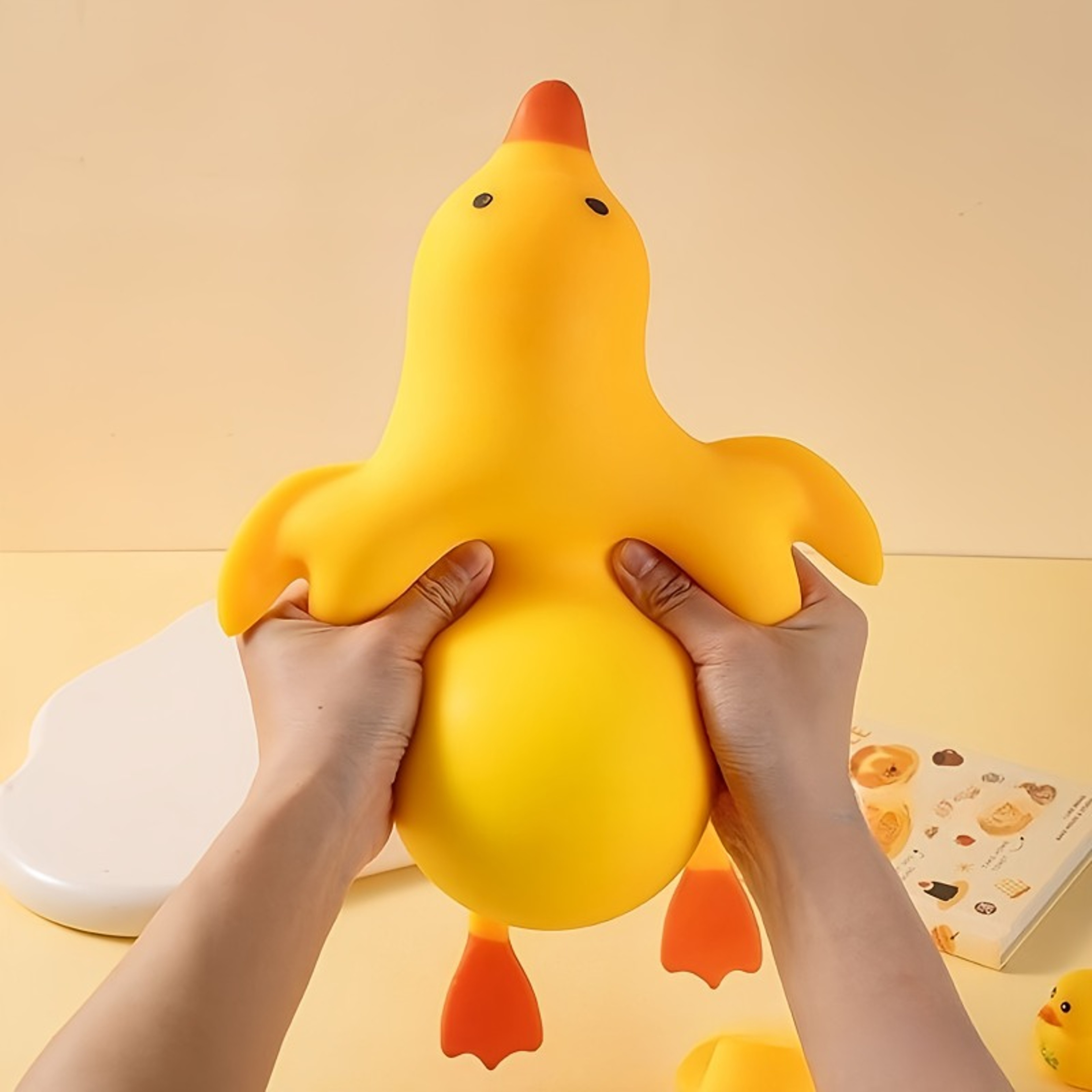 Squishy Fidget Duck Stress Relief Toy For Kids  Adults 0