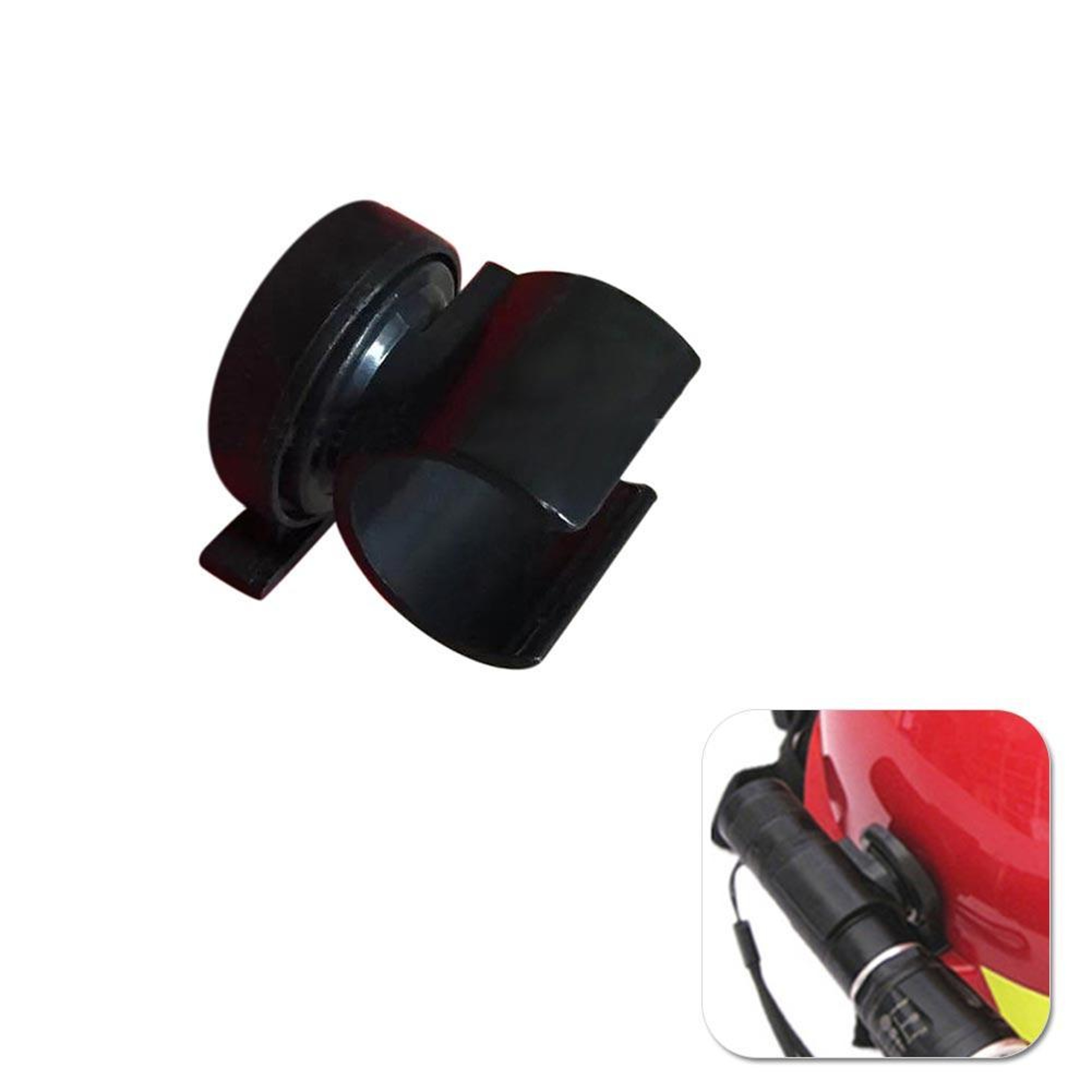 Tactical Helmet Flashlight Holder Hands Free Outdoor Headlamp Mount 2
