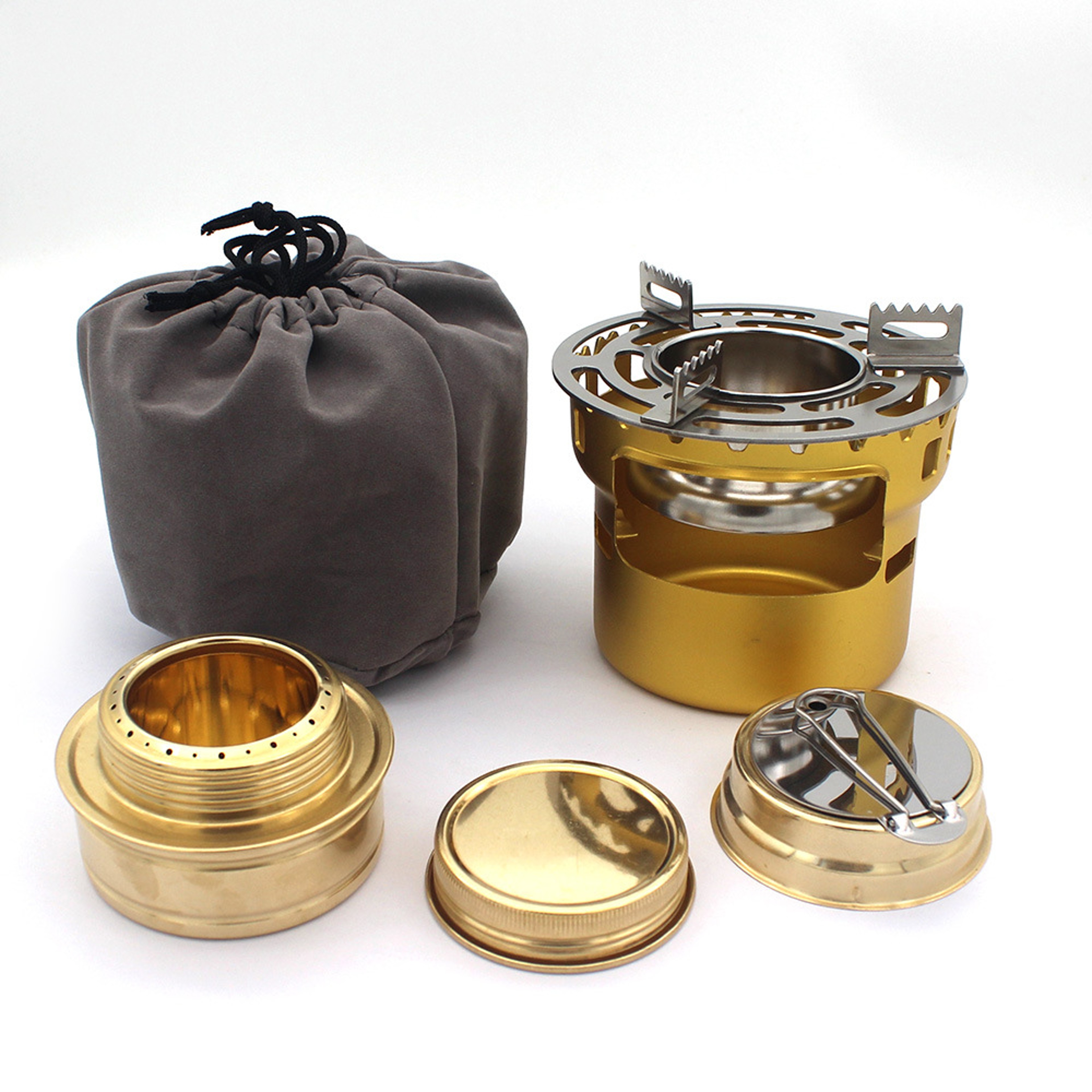 Portable Stove Burner With Windproof Design For Backpacking  Hiking 9
