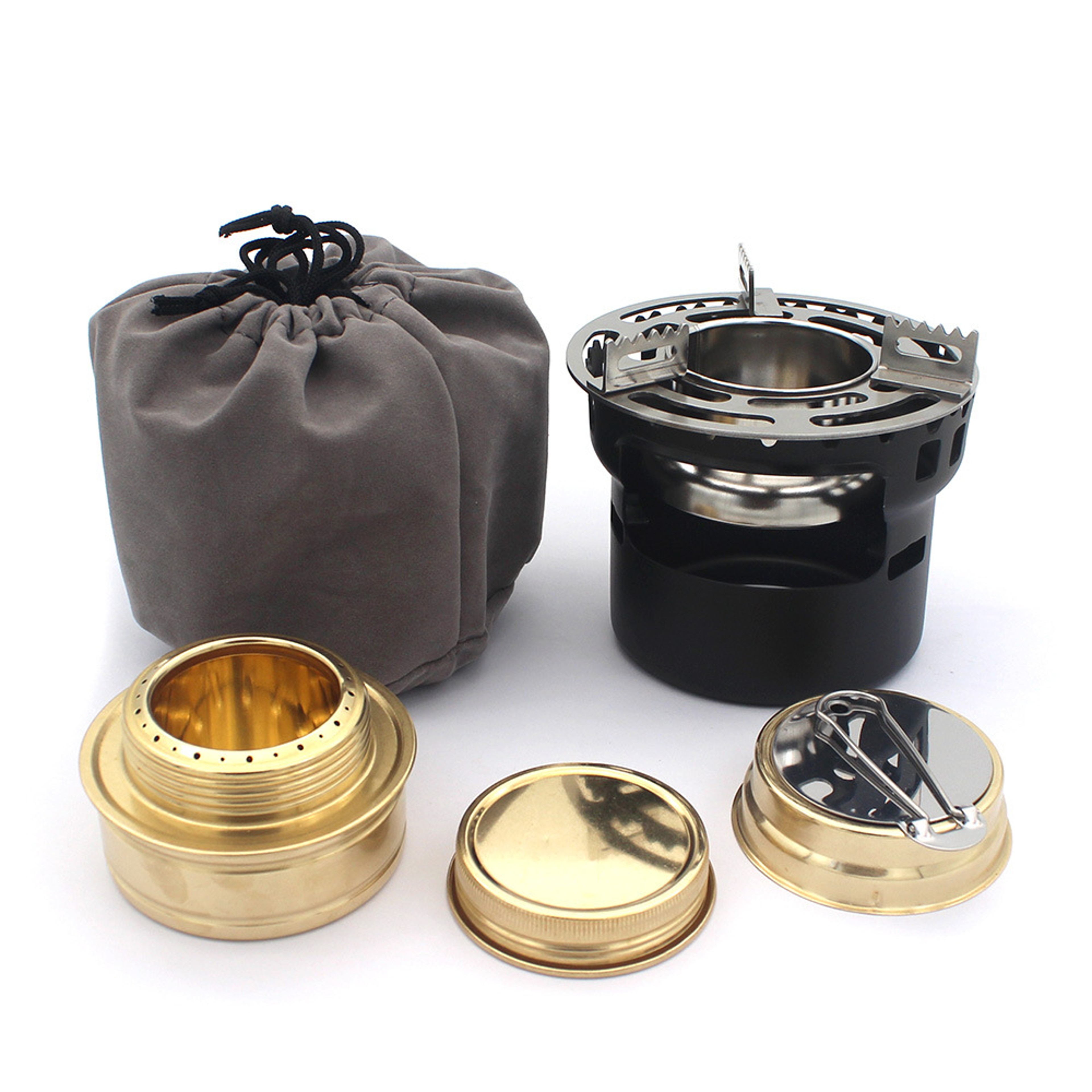 Portable Stove Burner With Windproof Design For Backpacking  Hiking 5