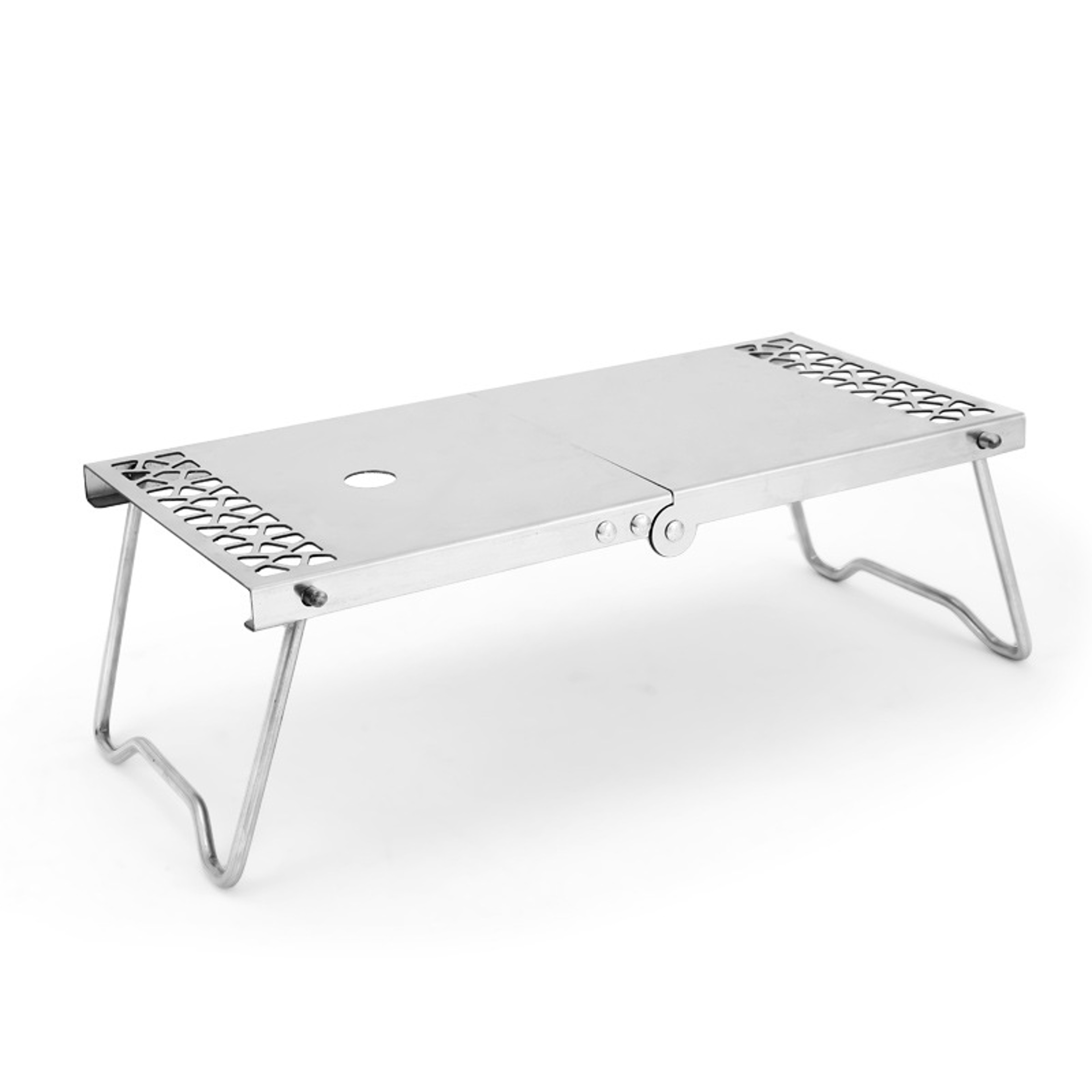 Portable Camping Stove Table Set Folding Camping Table With Outdoor Gas Stove For BBQ Picnics 4