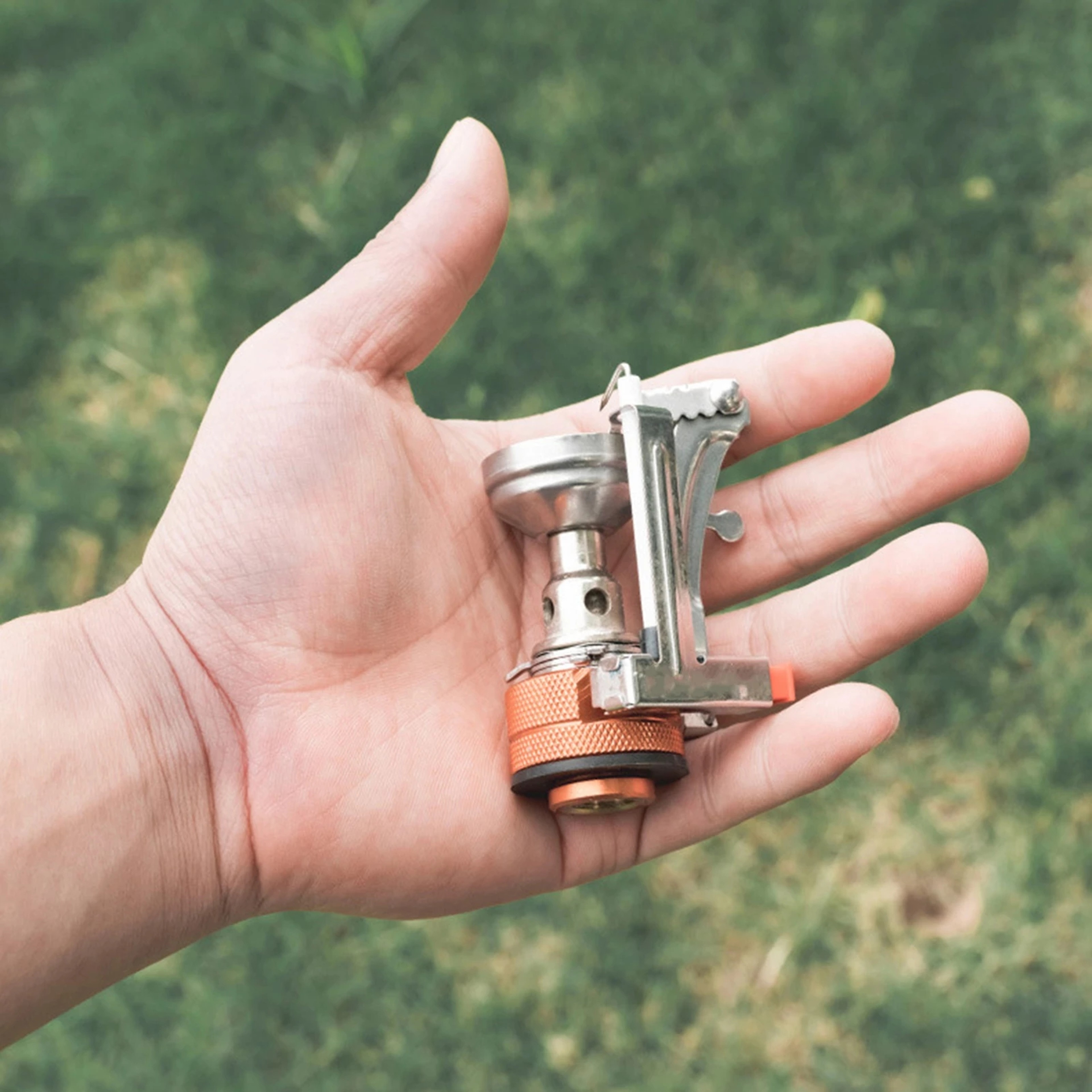 Portable Camping Stove Mini Gas Burner Compact Backpacking Cooking Stove 1