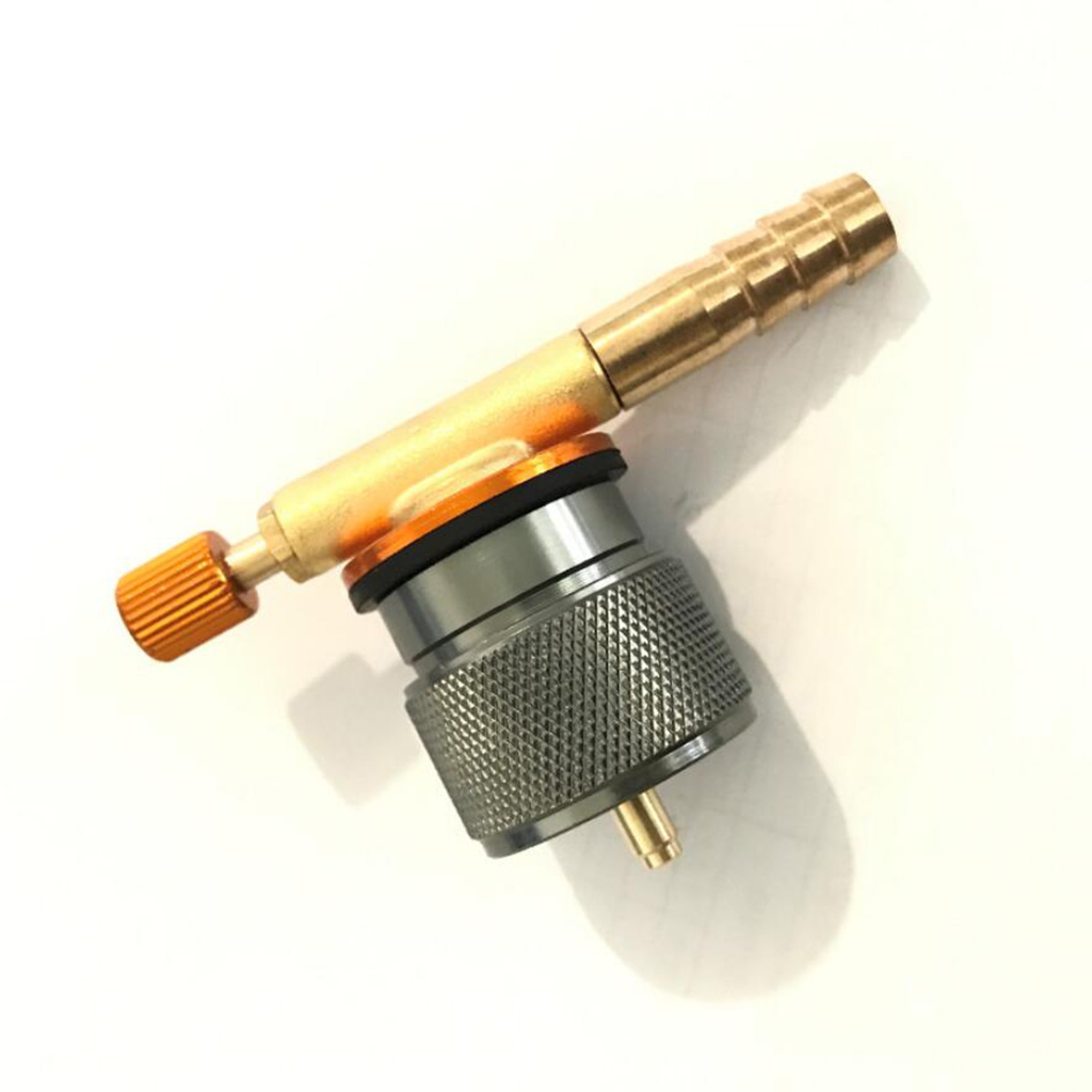 Propane Refill Adapter with Valve for Camping Gas Adapter Flat Cylinder Tank Coupler – view 2