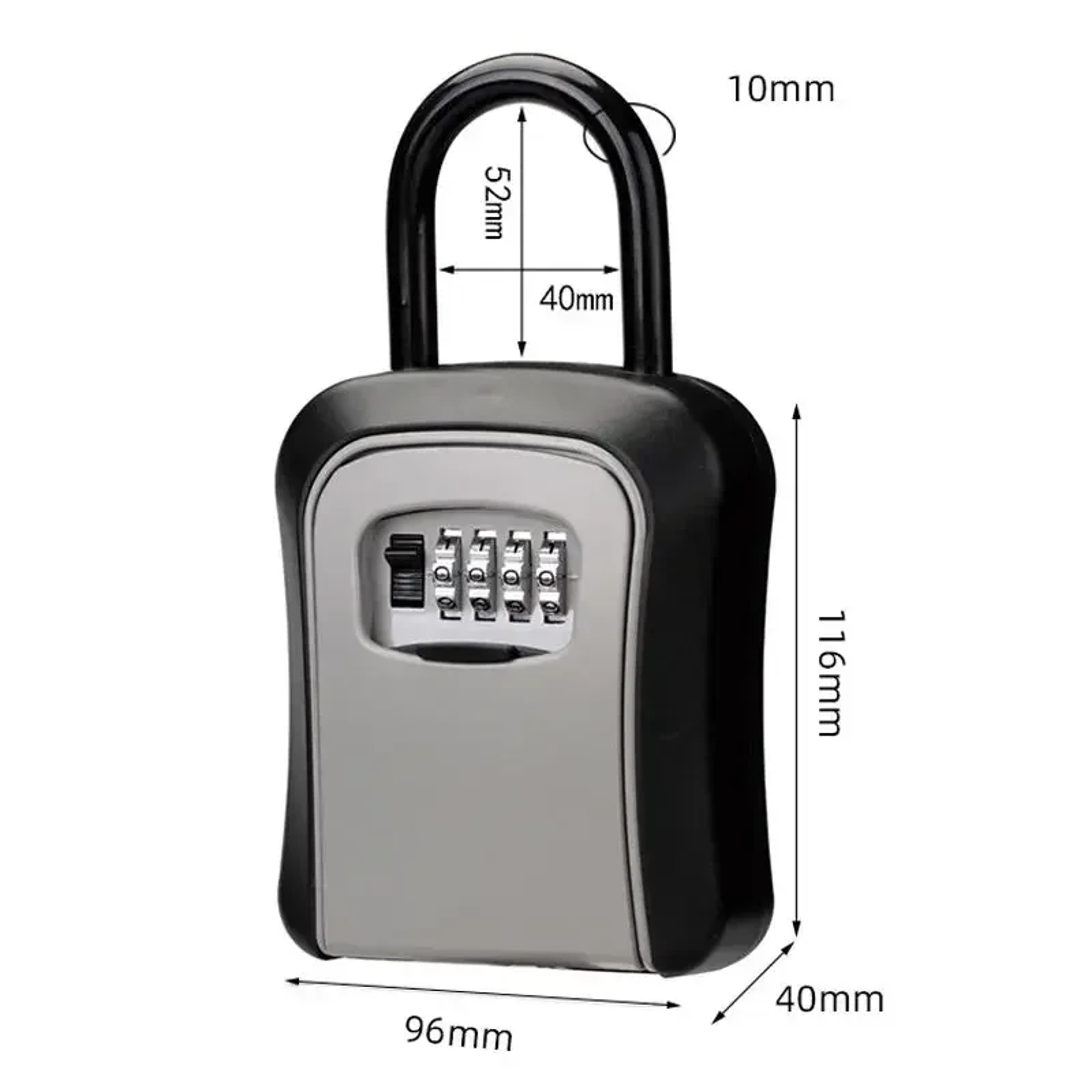 Wall Mounted Key Lock Box Outdoor Secure Code Safe For Home  Airbnb 5