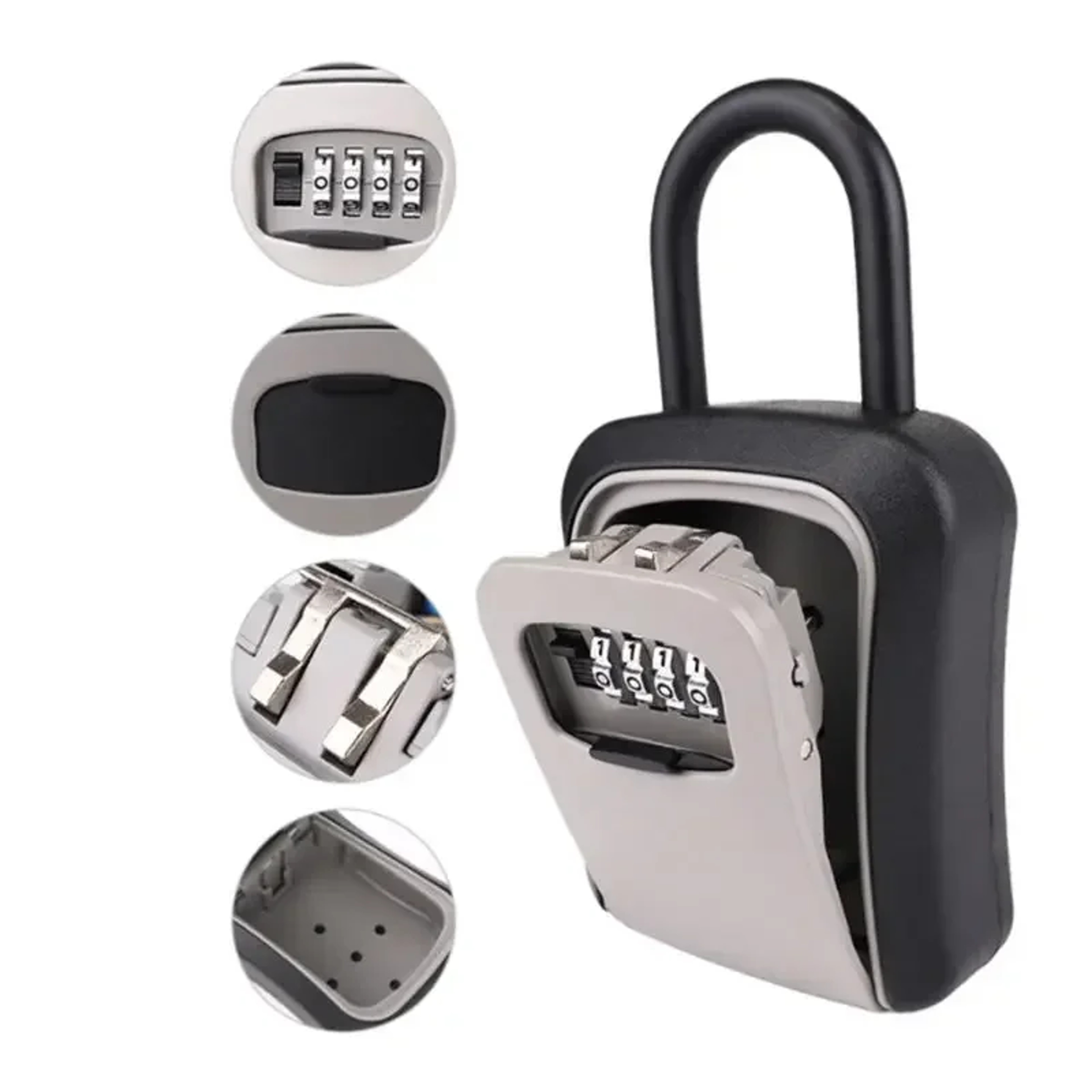 Wall Mounted Key Lock Box Outdoor Secure Code Safe For Home  Airbnb 9