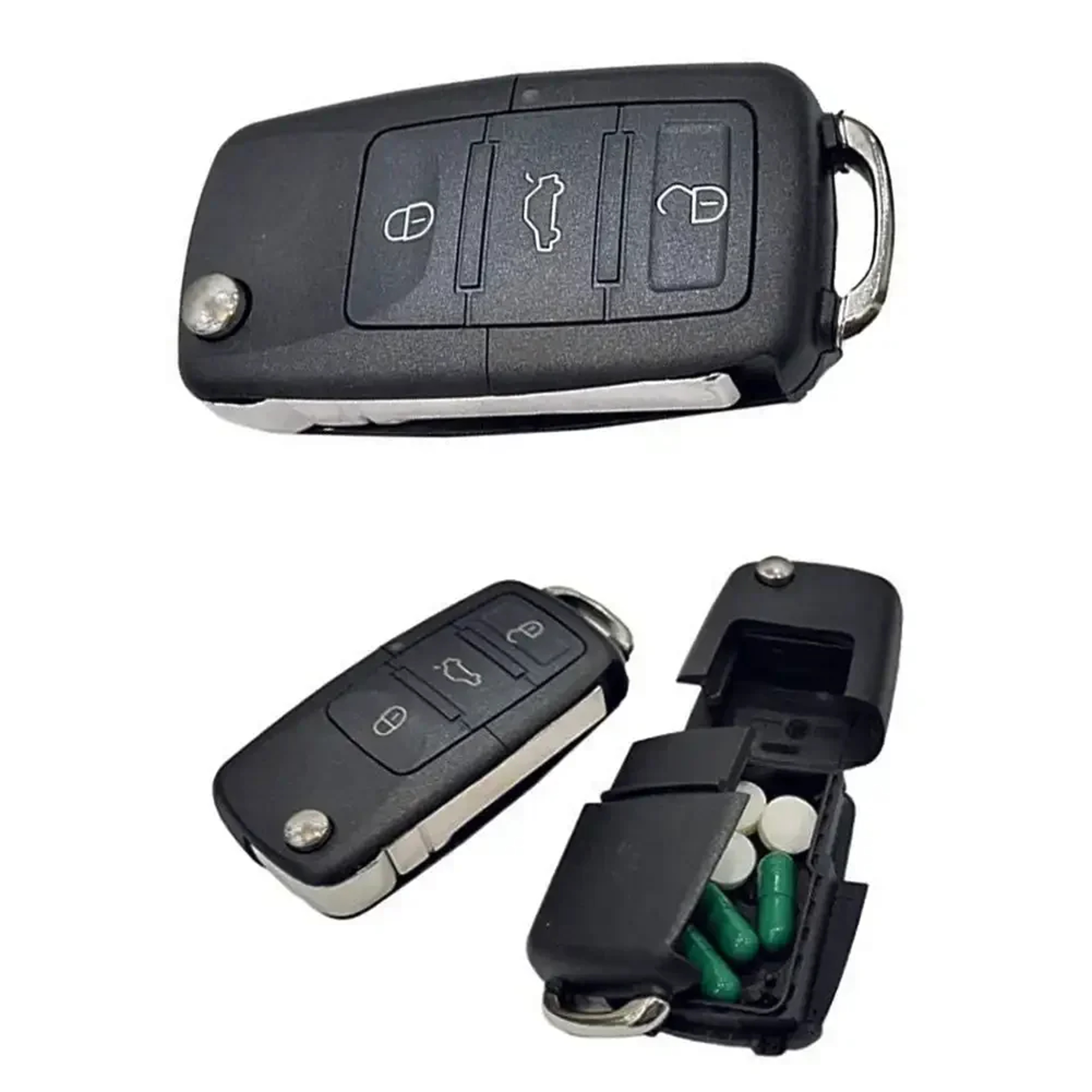 Key Safe Car Key Stash Box With Secret Compartment For Cash Pills And Valuables 1