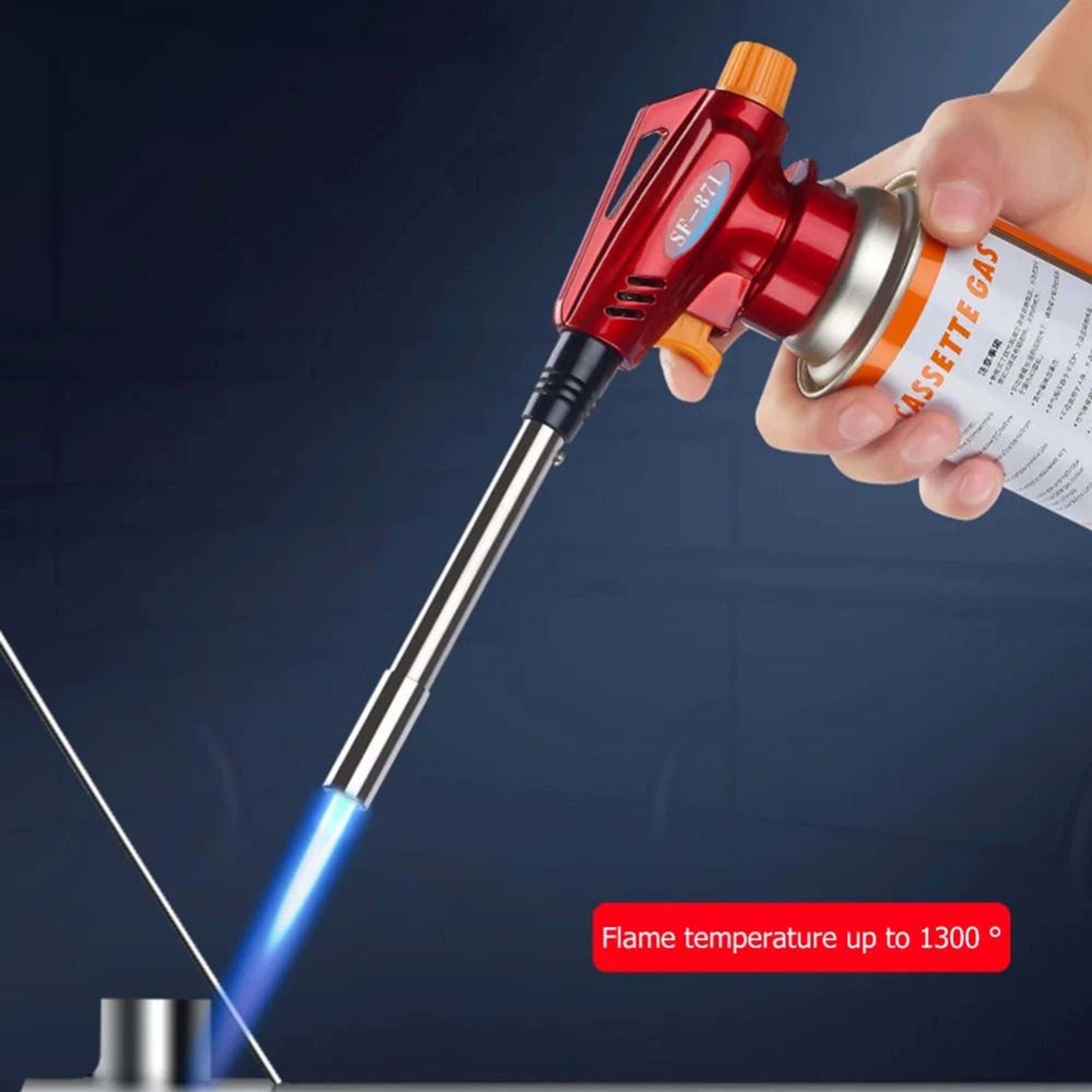 Adjustable Butane Blow Torch High Temperature Camping And BBQ Tool 1