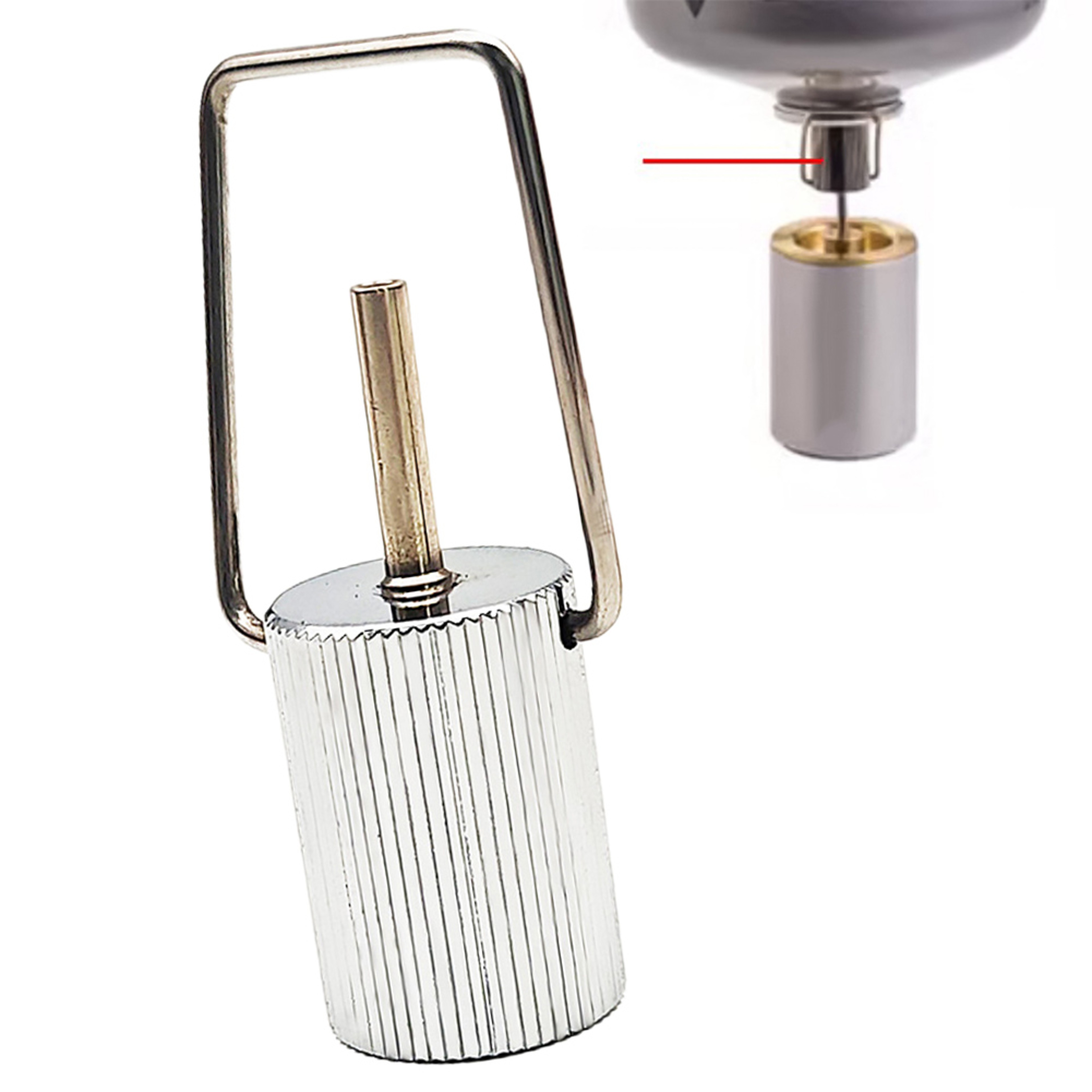 Copper Camping Gas Refill Adapter For Butane Canisters Portable Outdoor Stove Adapter 2