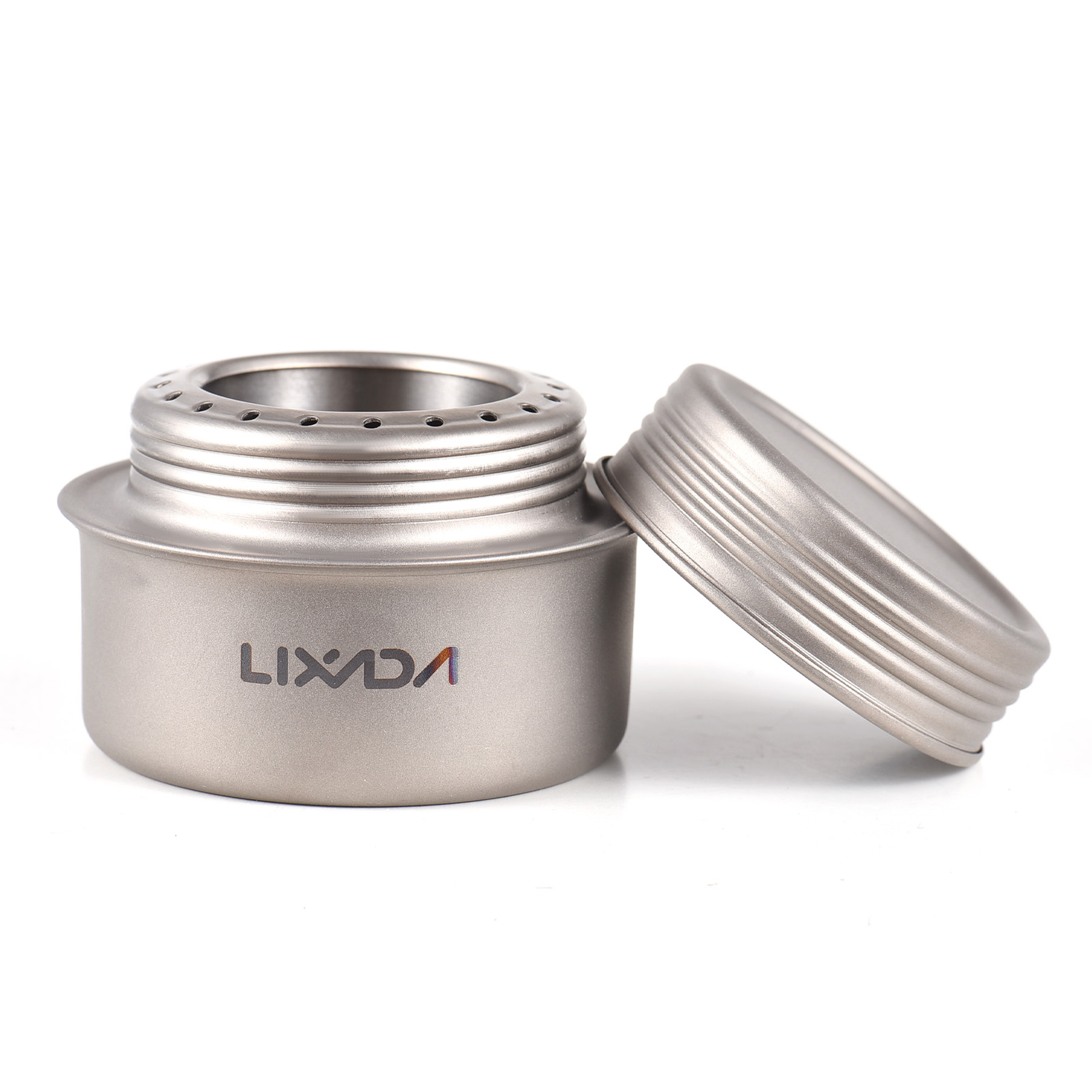 Lightweight Titanium Backpacking Stove with Alcohol Burner for Camping – view 7