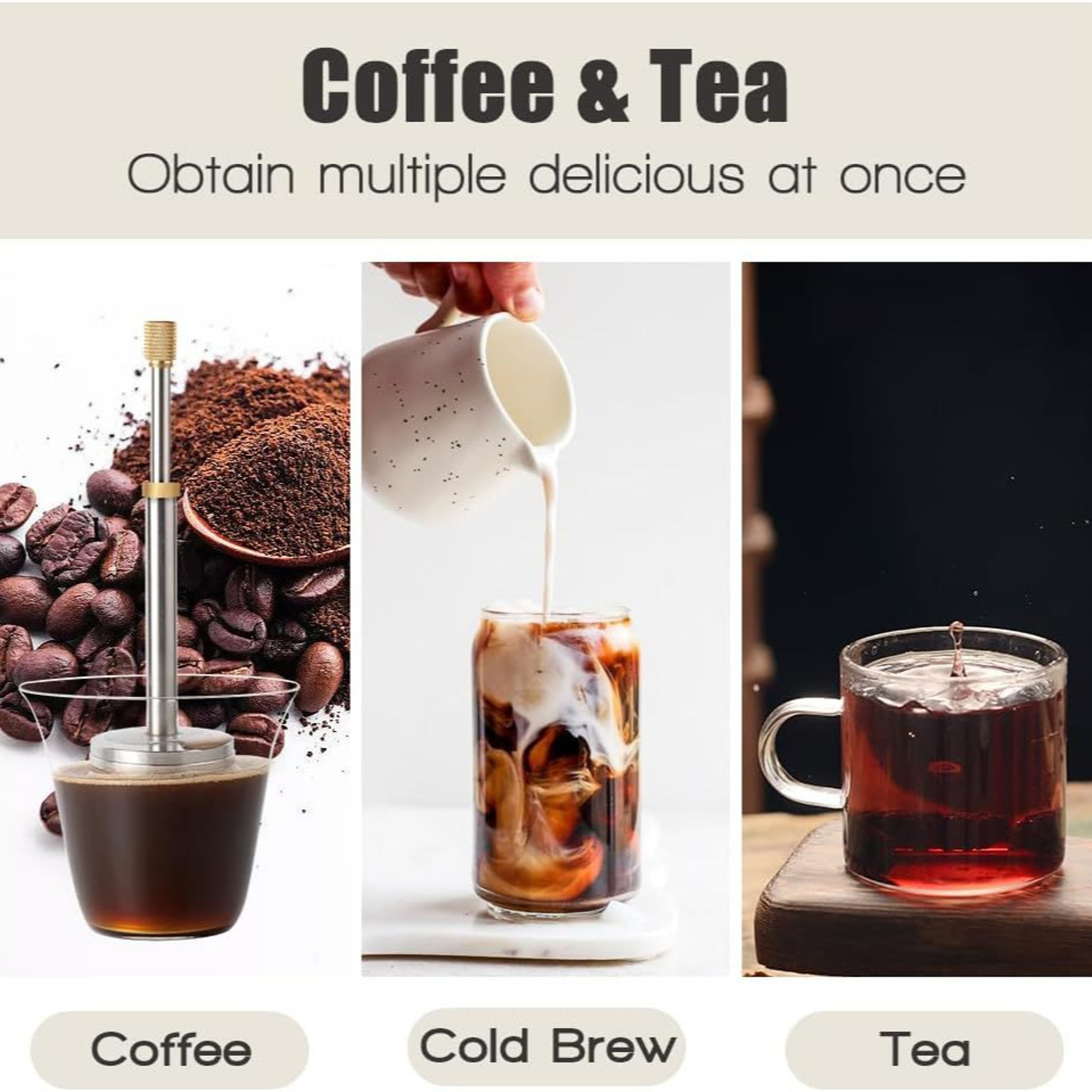 Stainless Steel Tea Infuser With Handle Extra Fine Mesh Loose Leaf Strainer 3