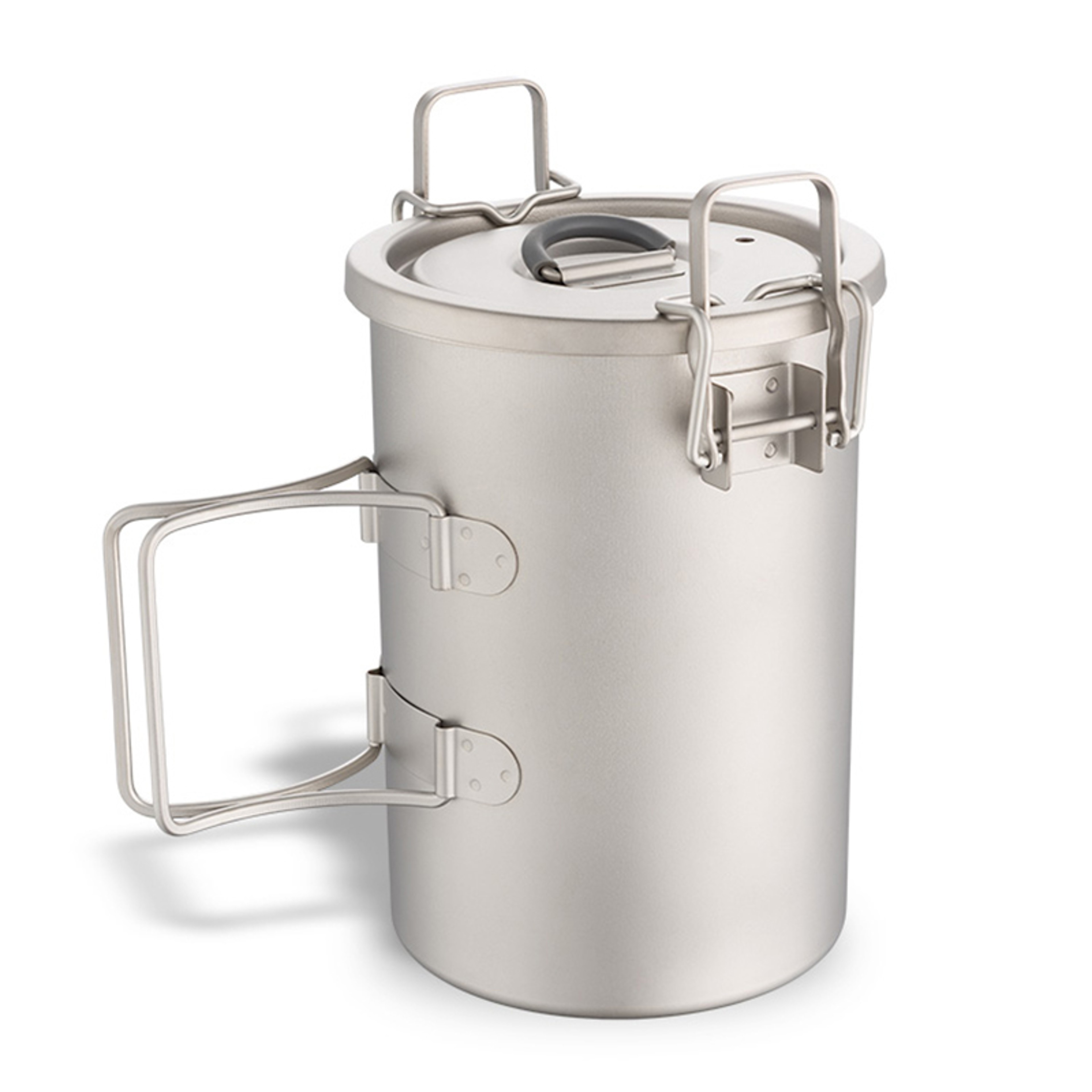 Titanium Camping Pot Ultralight Backpacking Cookware And Portable Rice Steamer Mug 2