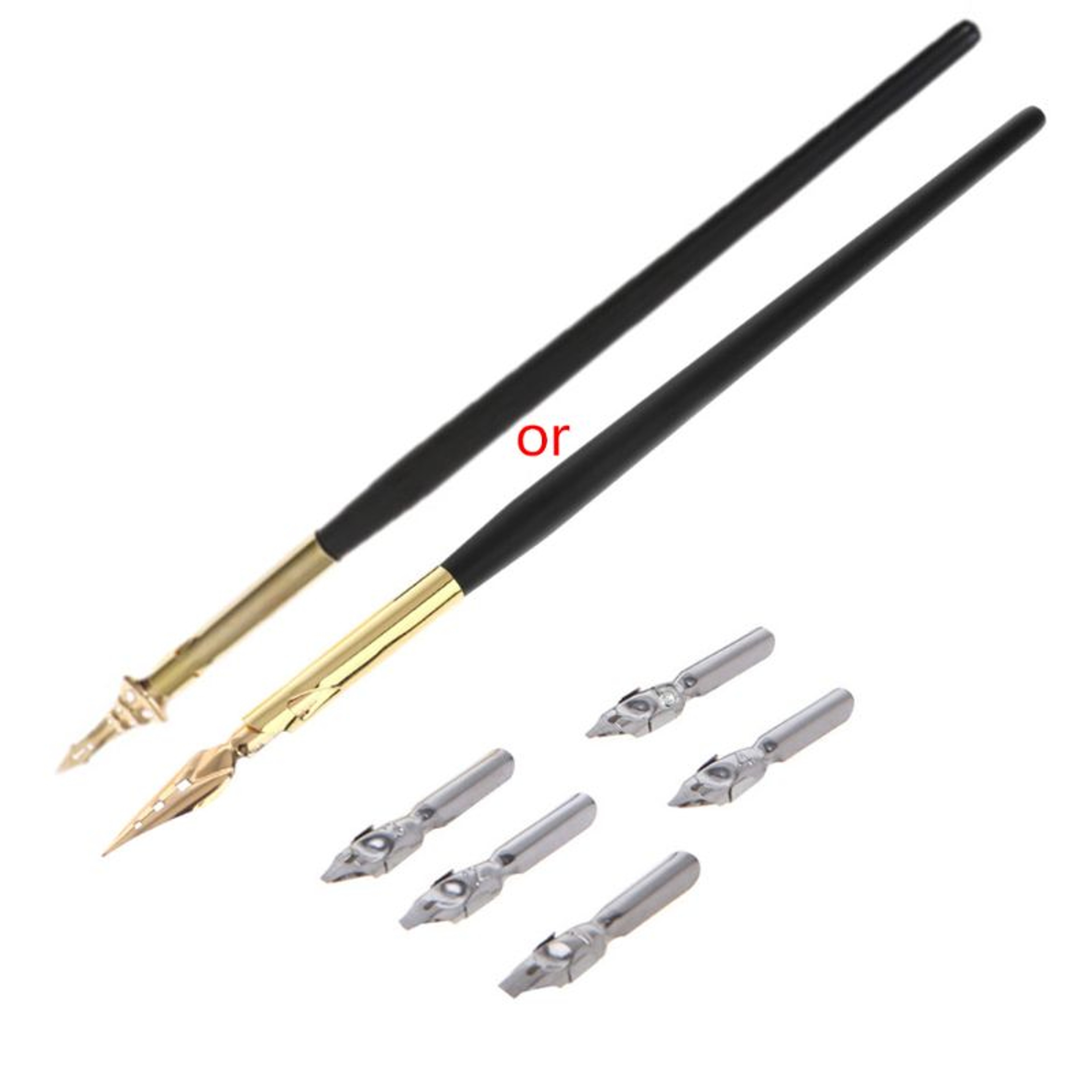 Vintage Calligraphy Pen Set with Nibs Elegant Dip Ink Signature Writing Kit – view 2