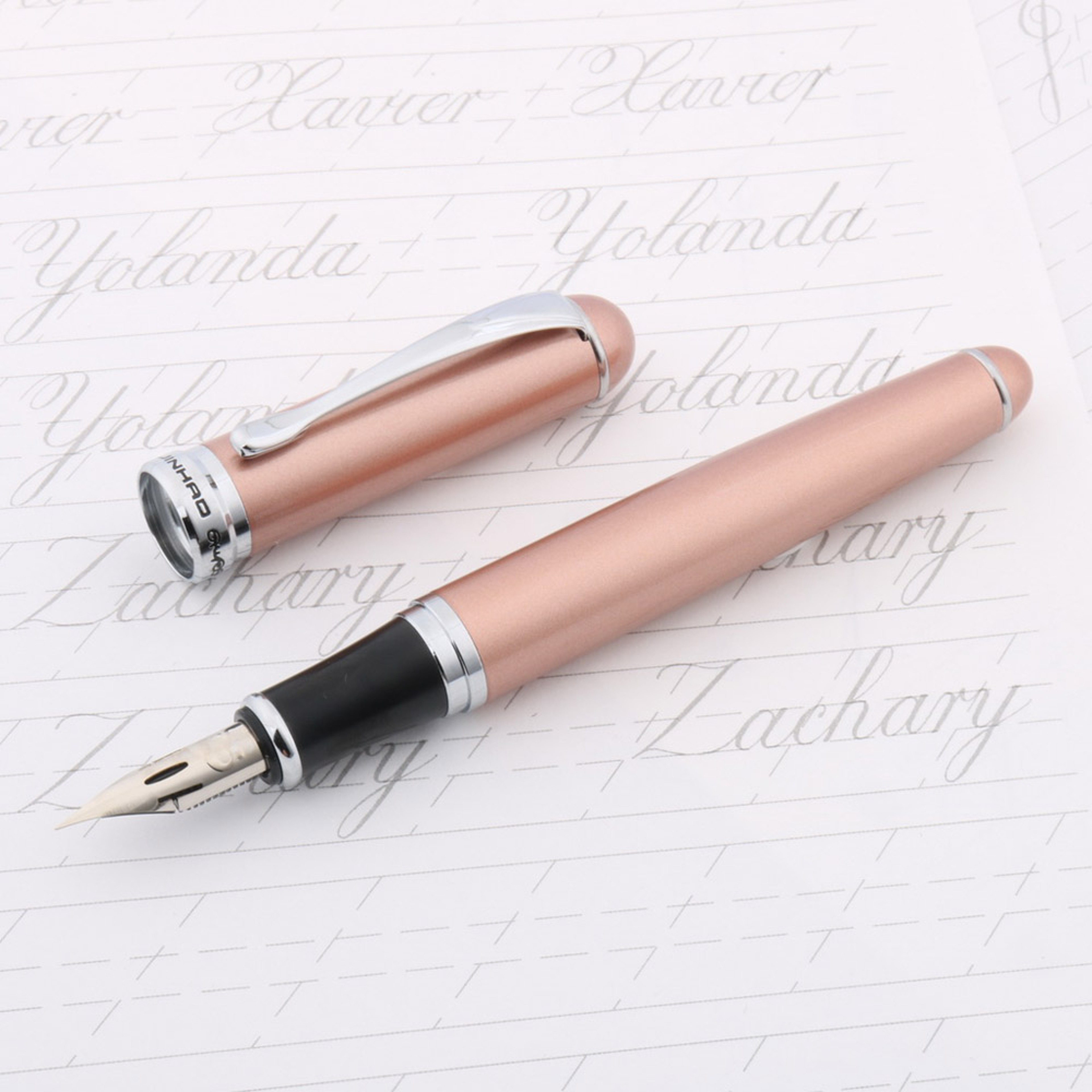 Engraved Copperplate Calligraphy Pen With Flex Nib For Elegant Handwriting 0