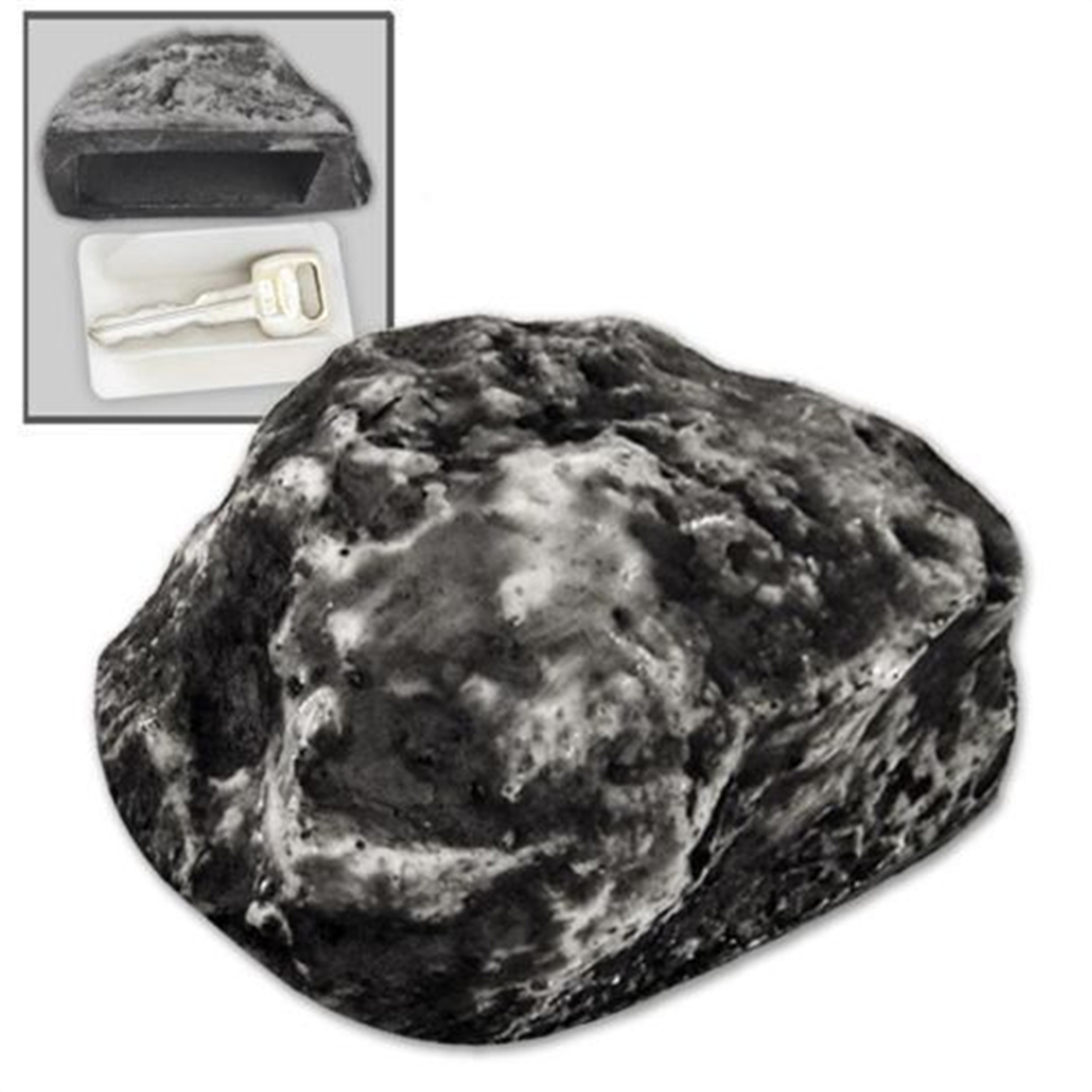 Discreet Fake Rock Key Holder Outdoor Key Safe Hidden Key Box for Home and Travel – view 1