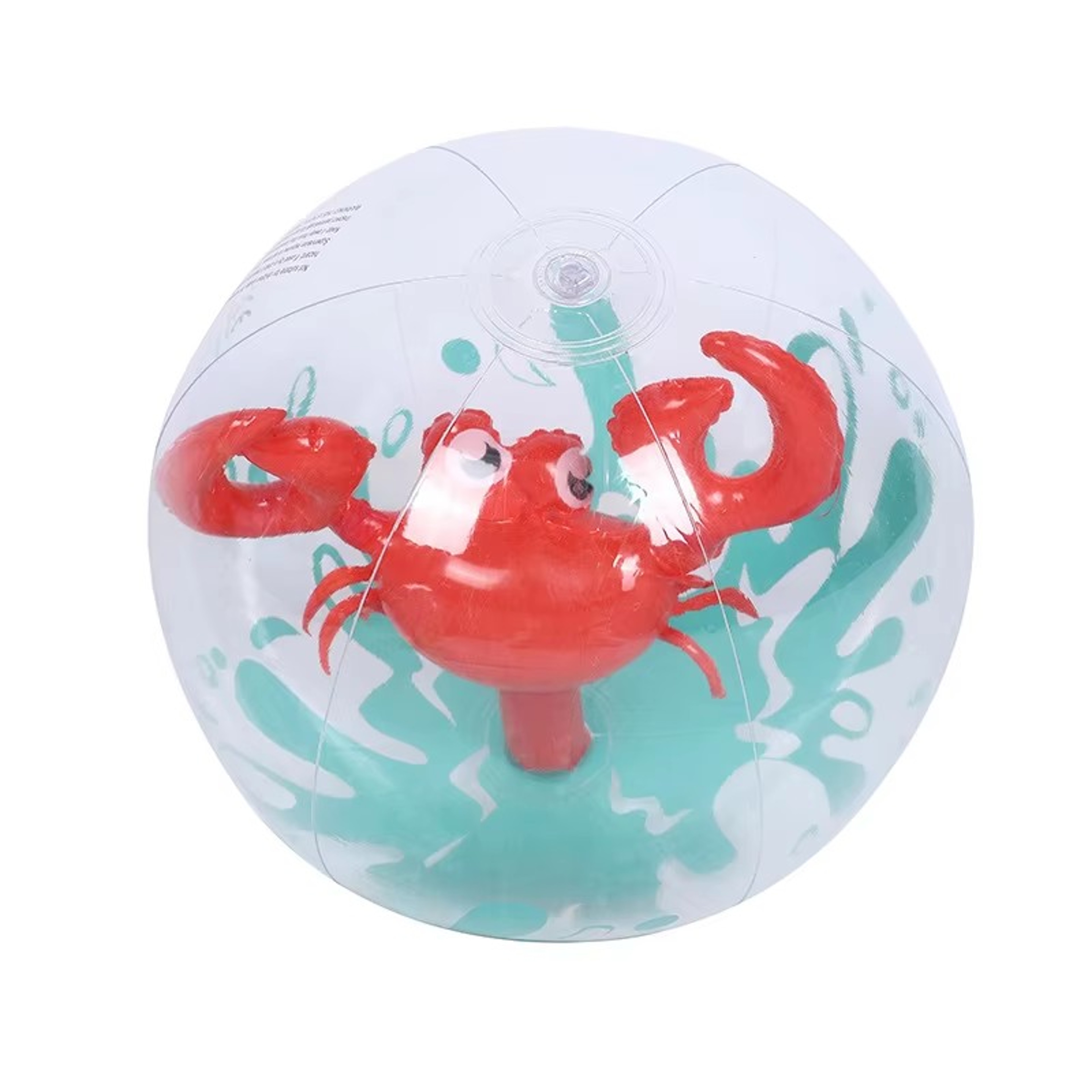 Transparent Inflatable Beach Ball Kids Pool Toy With Flamingo Unicorn Design 7