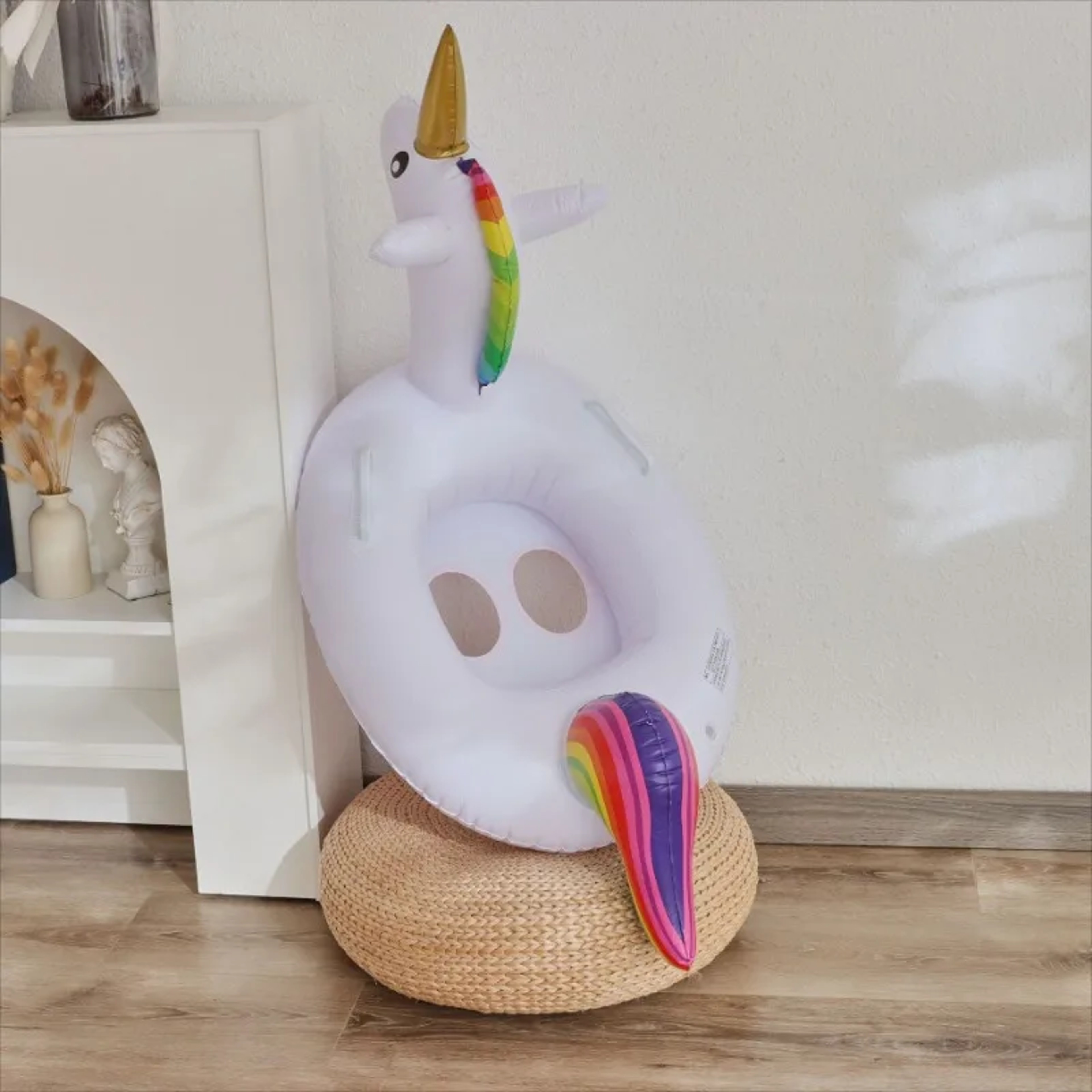 Flamingo Baby Swim Ring Inflatable Pool Float For Kids Summer Water Fun Seat 6