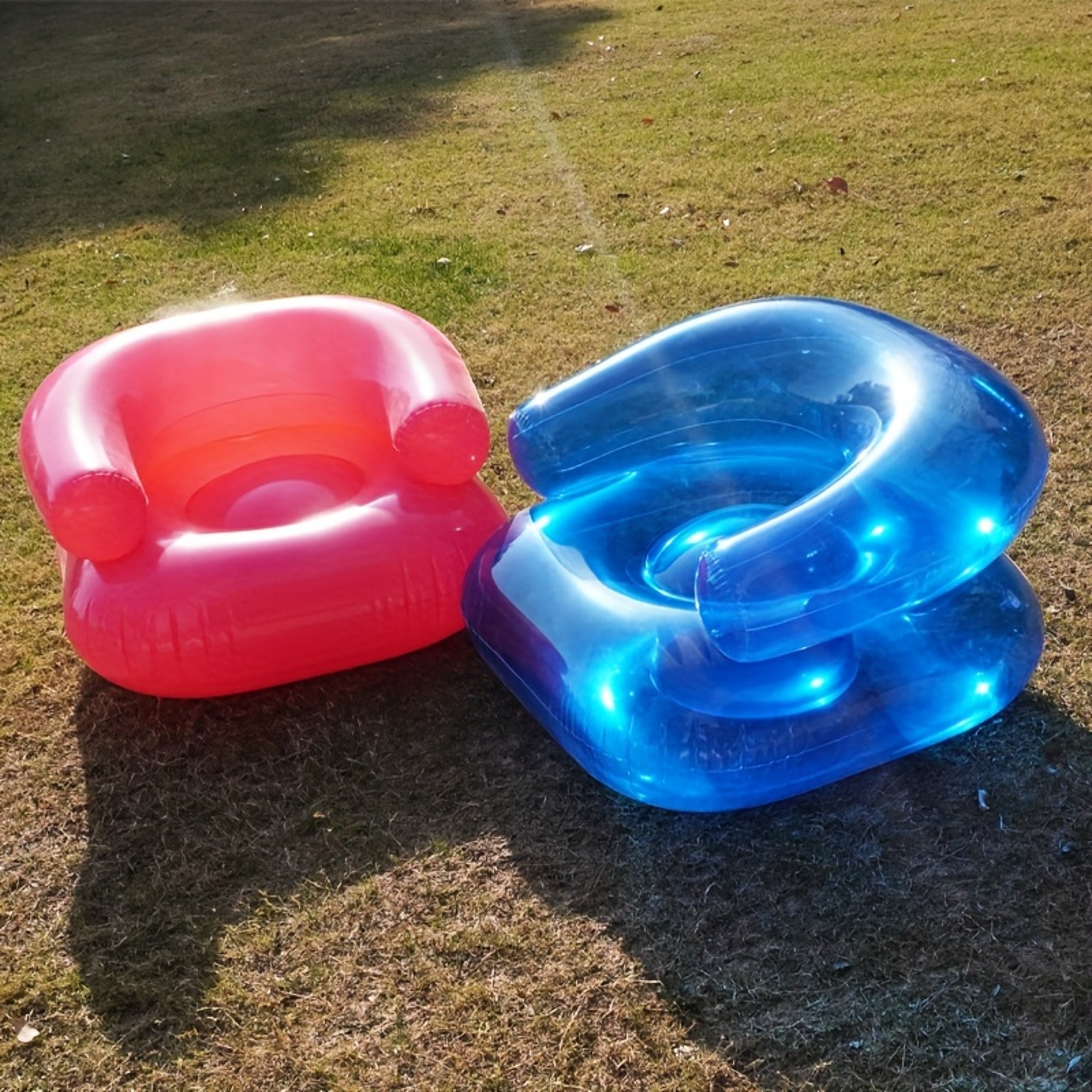 Portable Inflatable Lounger Air Sofa Couch For Beach Camping Travel Relaxation 1
