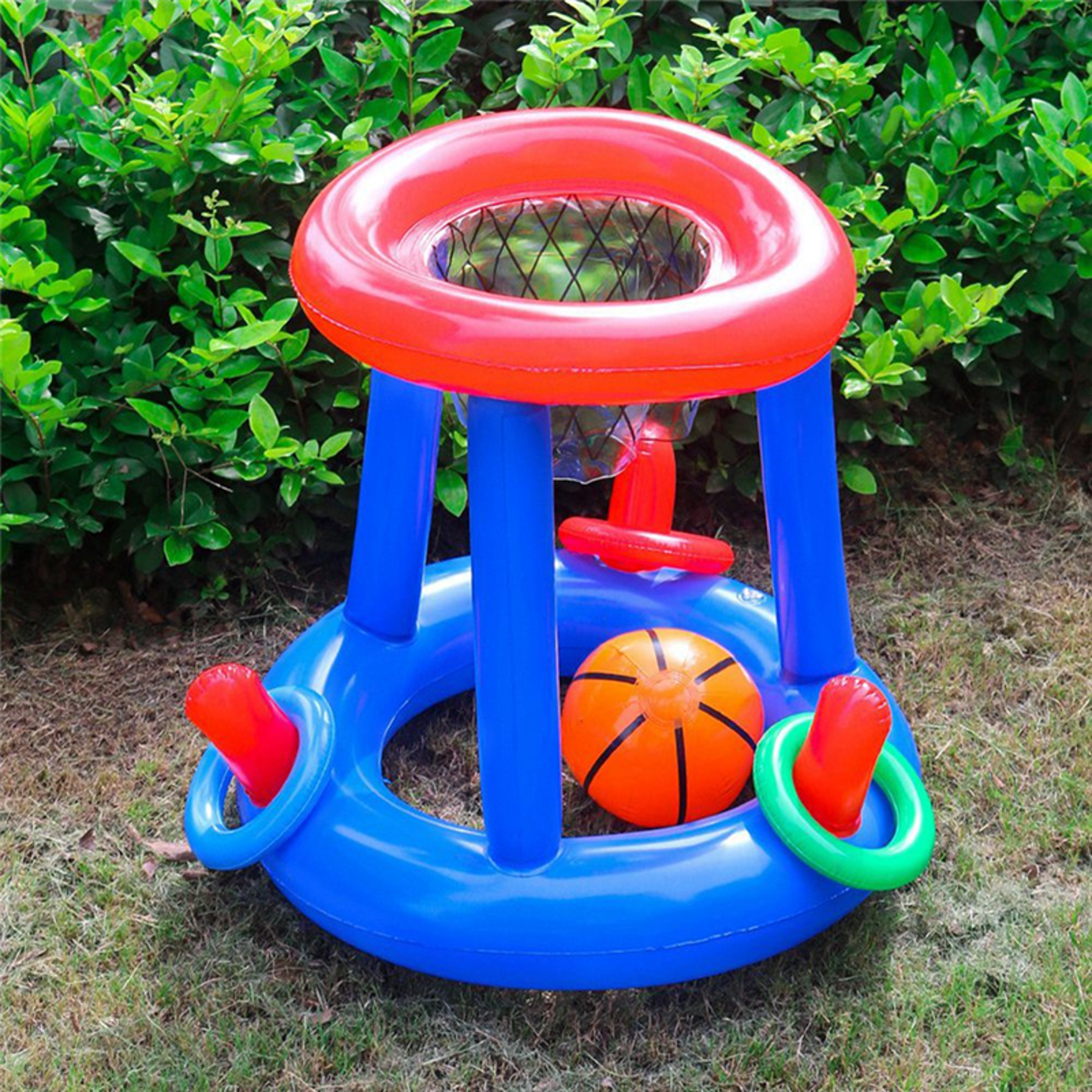 Inflatable Pool Basketball Hoop Set For Kids  Family Pool Party Fun 0