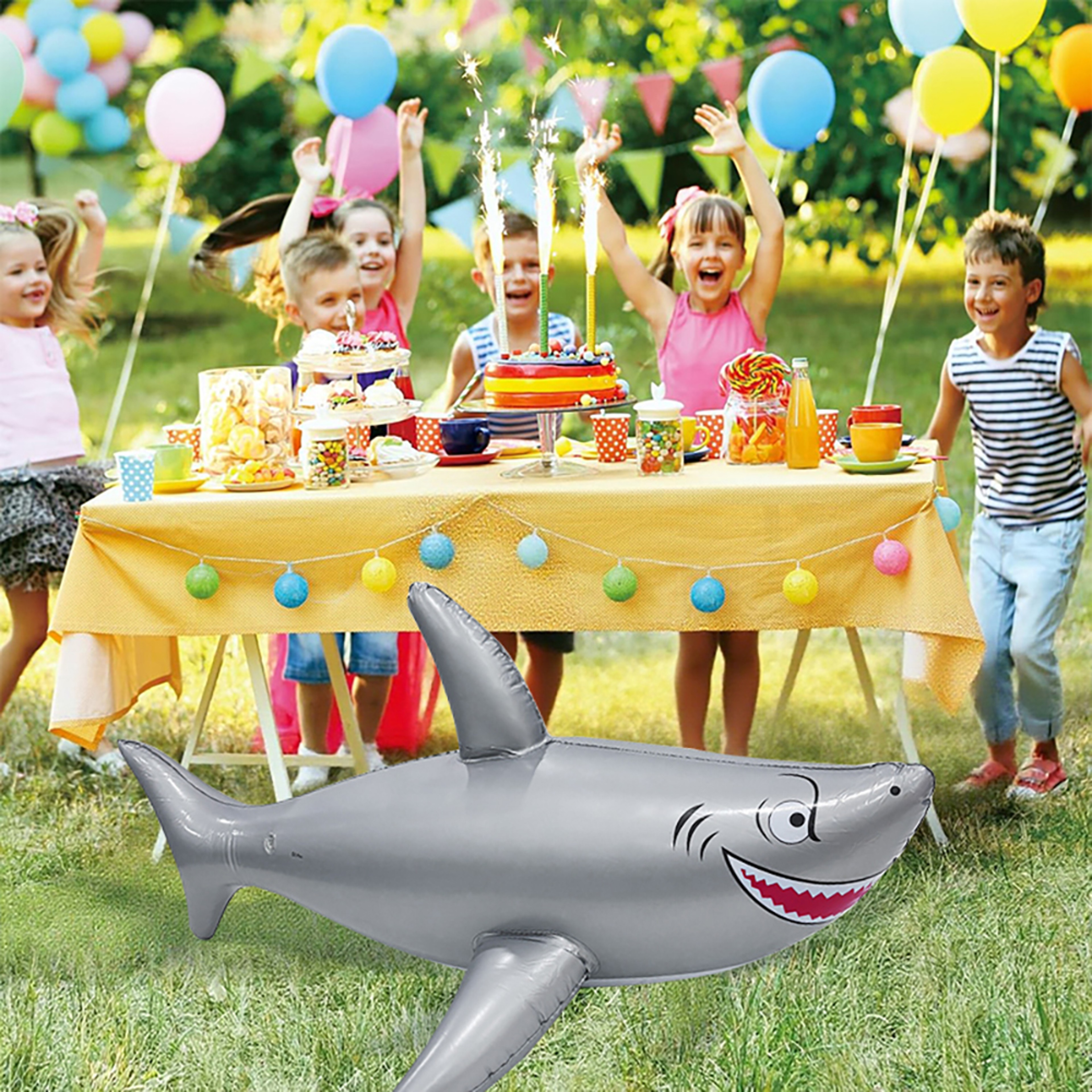 Shark Toy Pool Party Decoration Beach Float – view 2