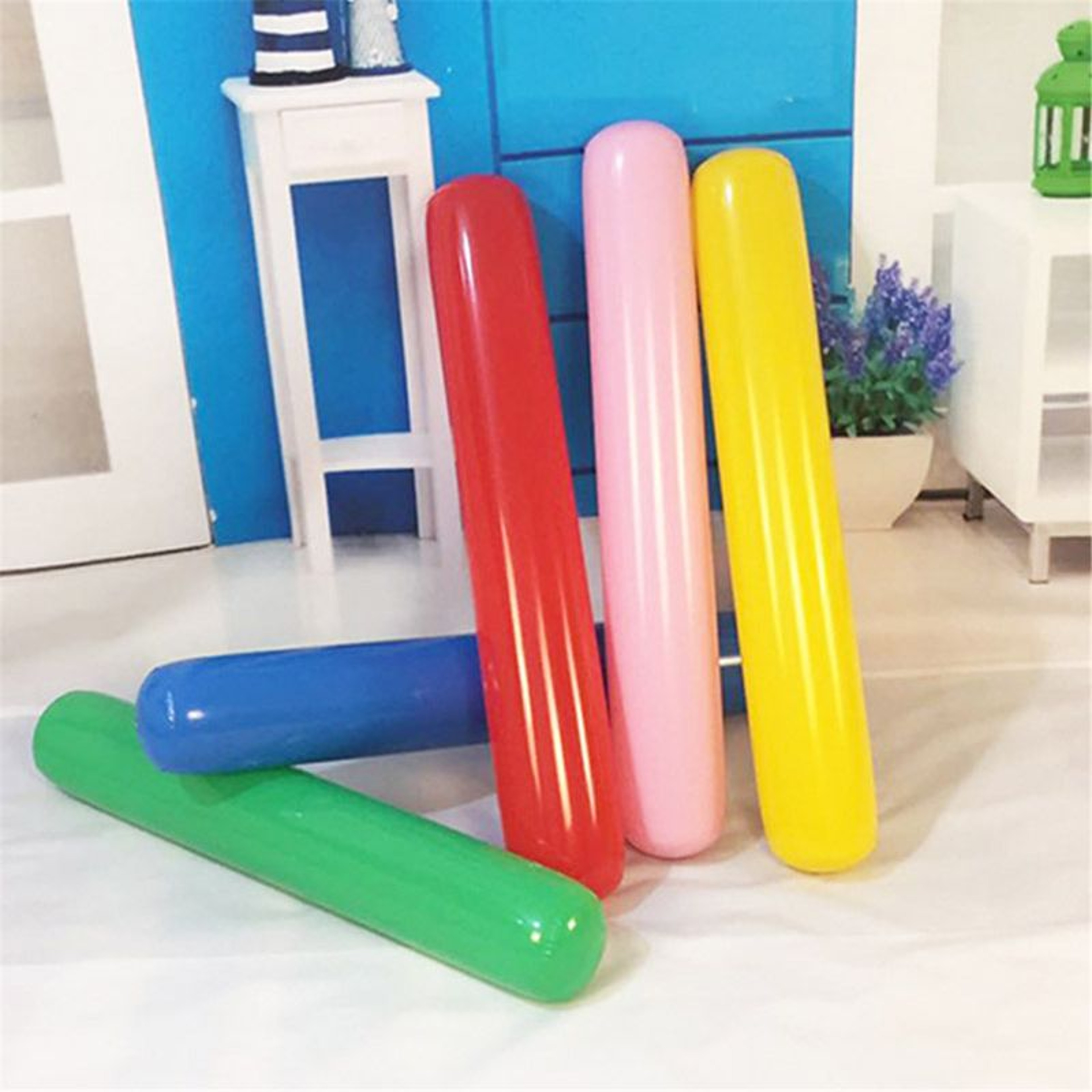 Inflatable Thunder Sticks Cheer Batons For Parties Pool Beach Fun 0