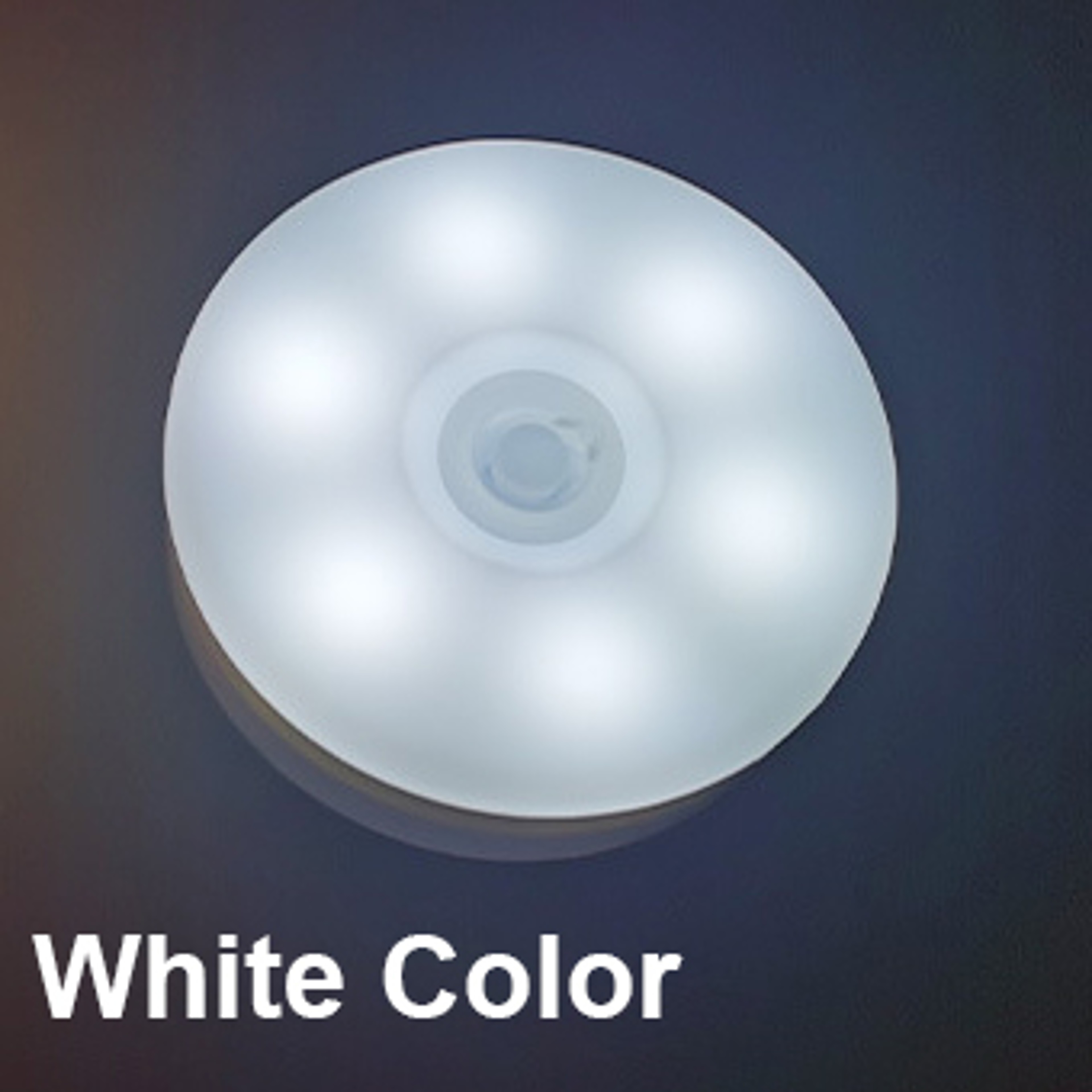 Motion Sensor Night Light USB Rechargeable 8 LED Wireless Cabinet And Bedside Lamp 6
