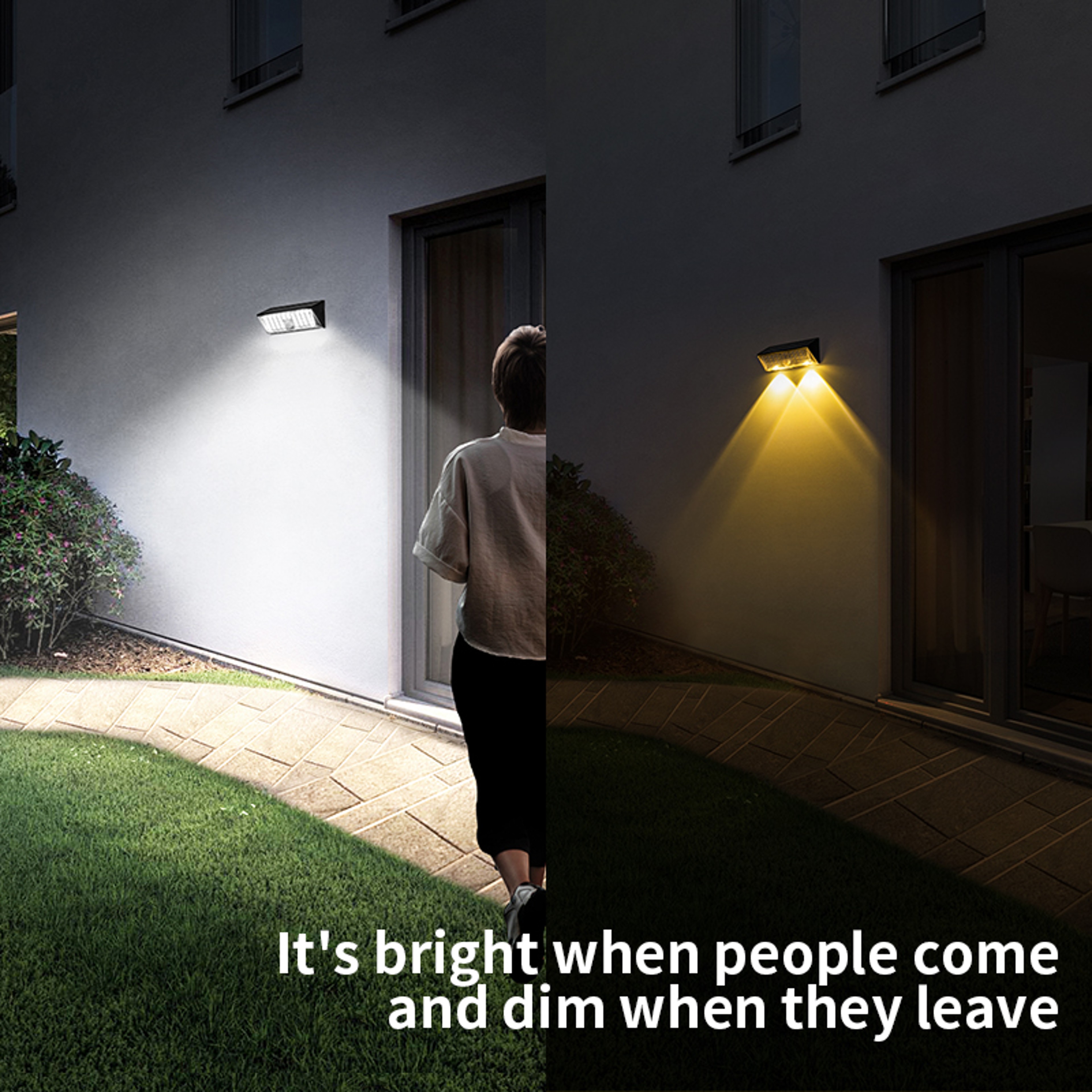 38 LED Solar Motion Sensor Light IP65 Waterproof Outdoor Solar Security Light With 270 Wide Angle 6