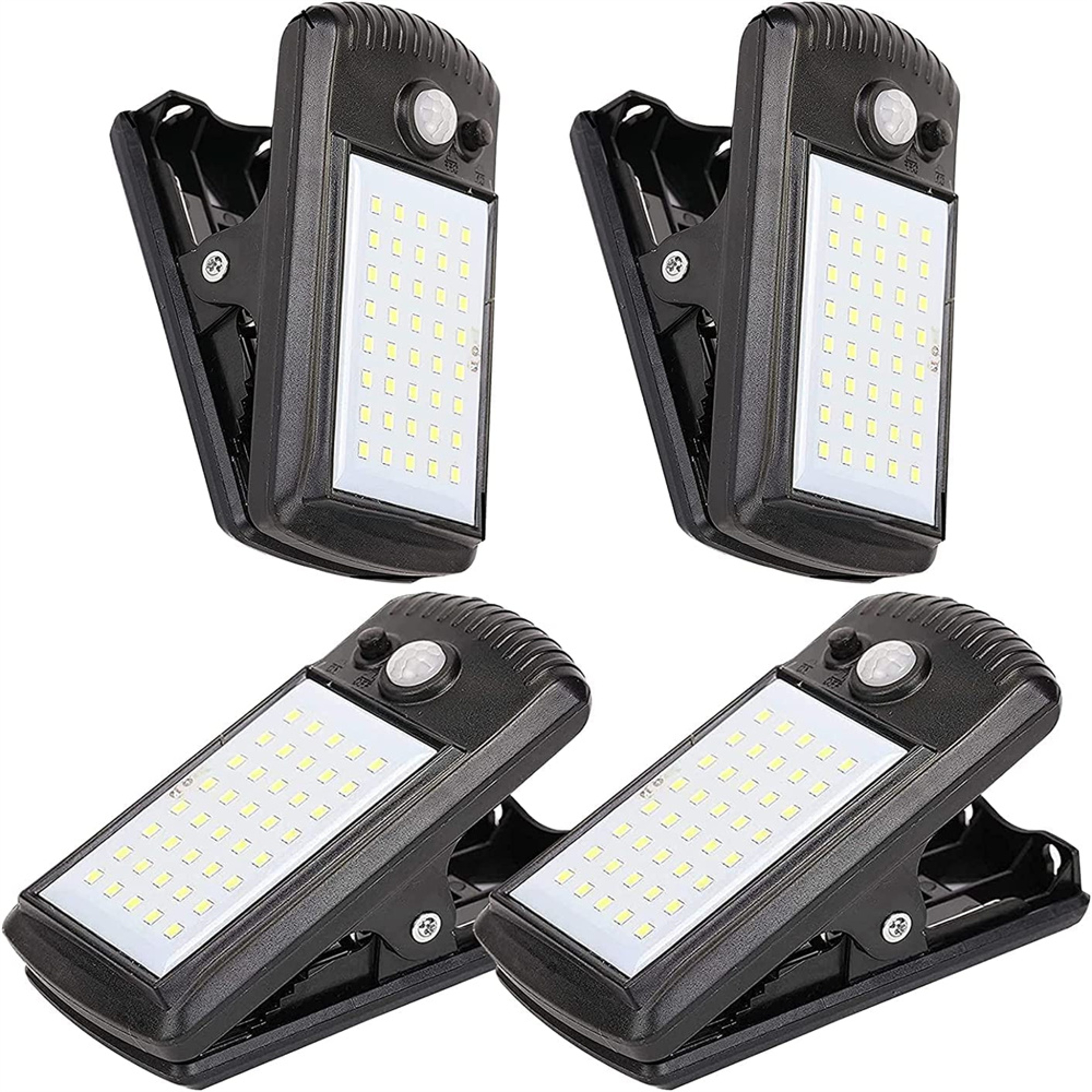 Clip On Solar Motion Sensor Light Waterproof Outdoor Solar Light For Garden Garage Tent Courtyard 0